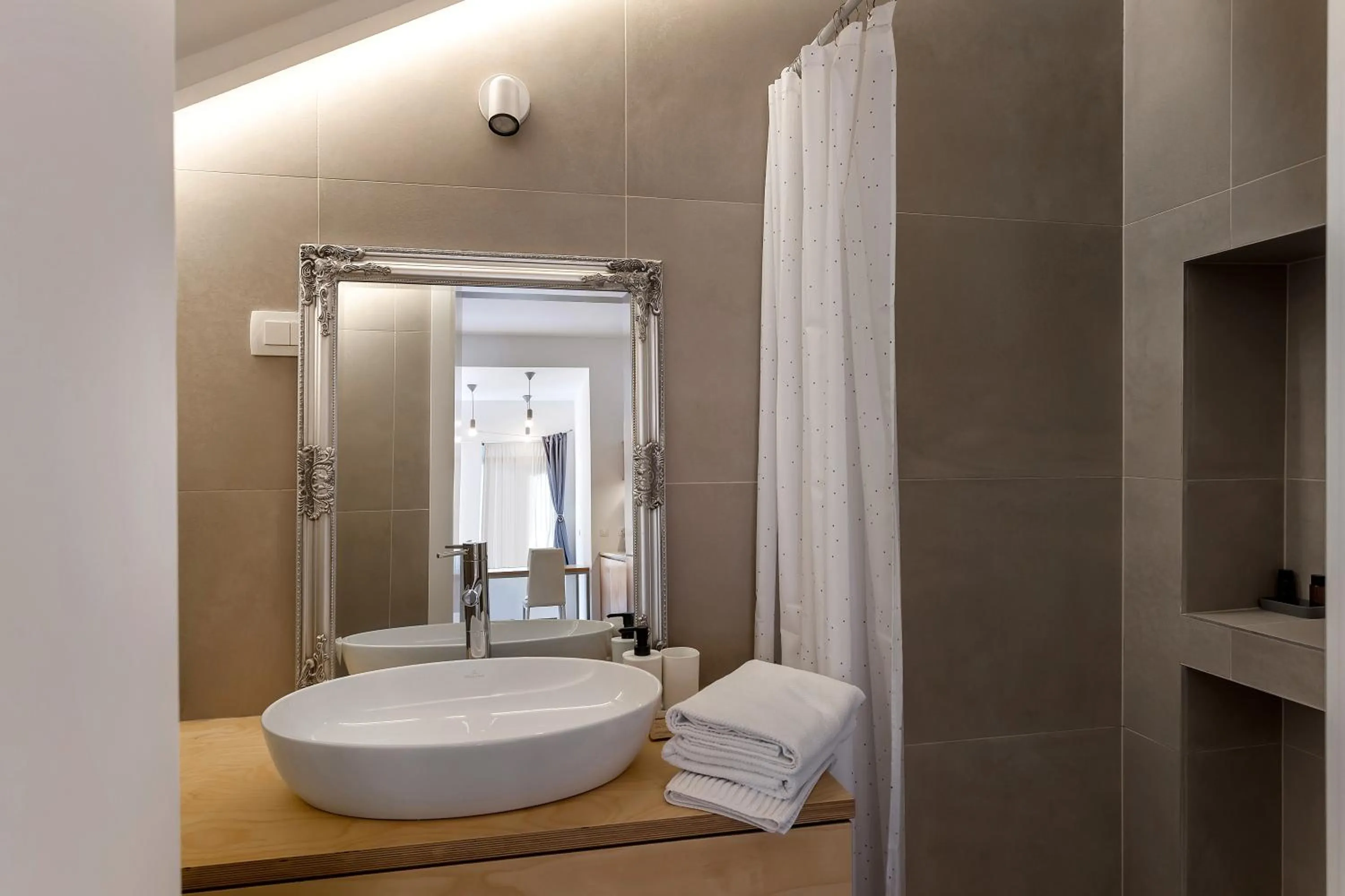 Bathroom in Pekarna apartments