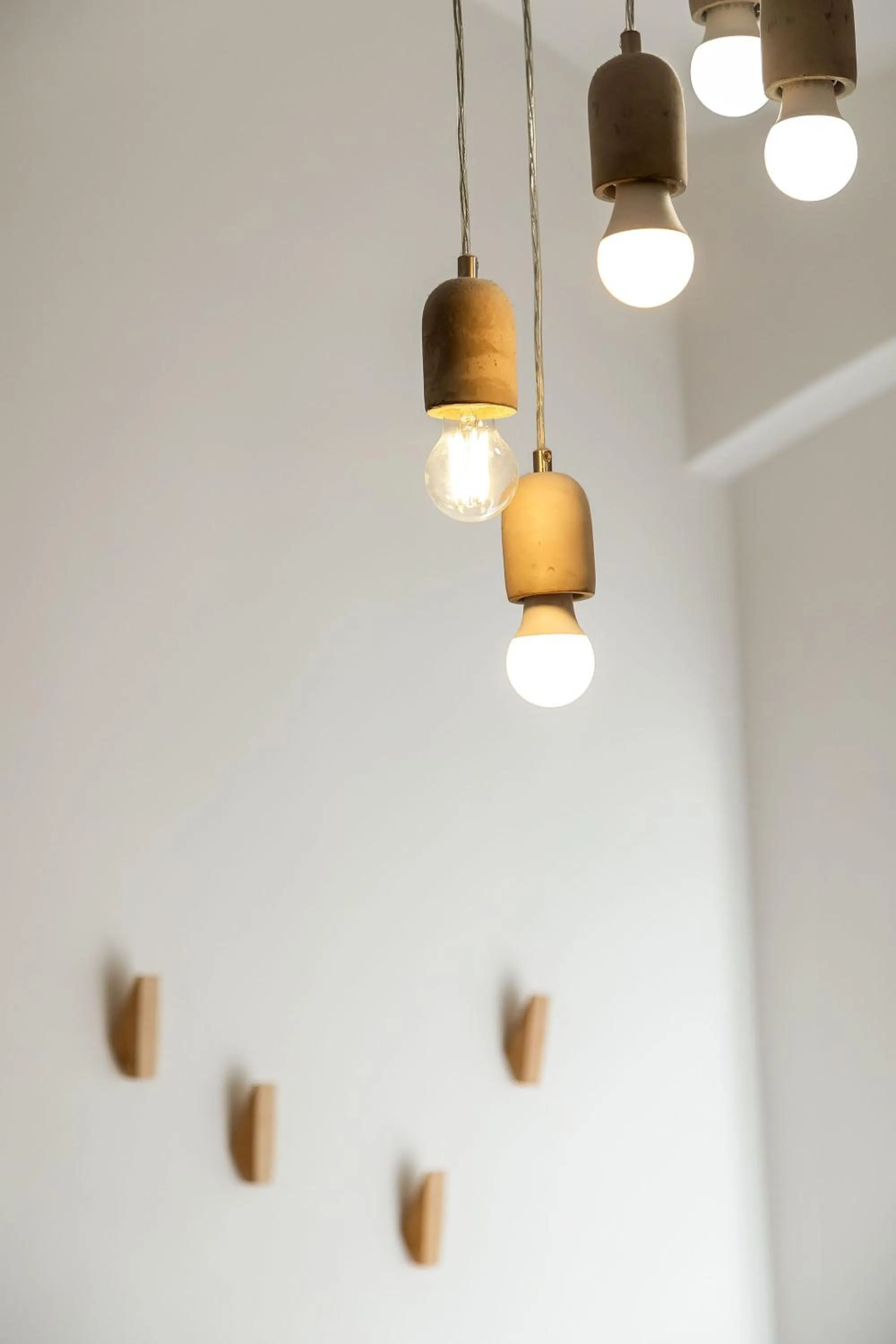 Bedroom in Pekarna apartments