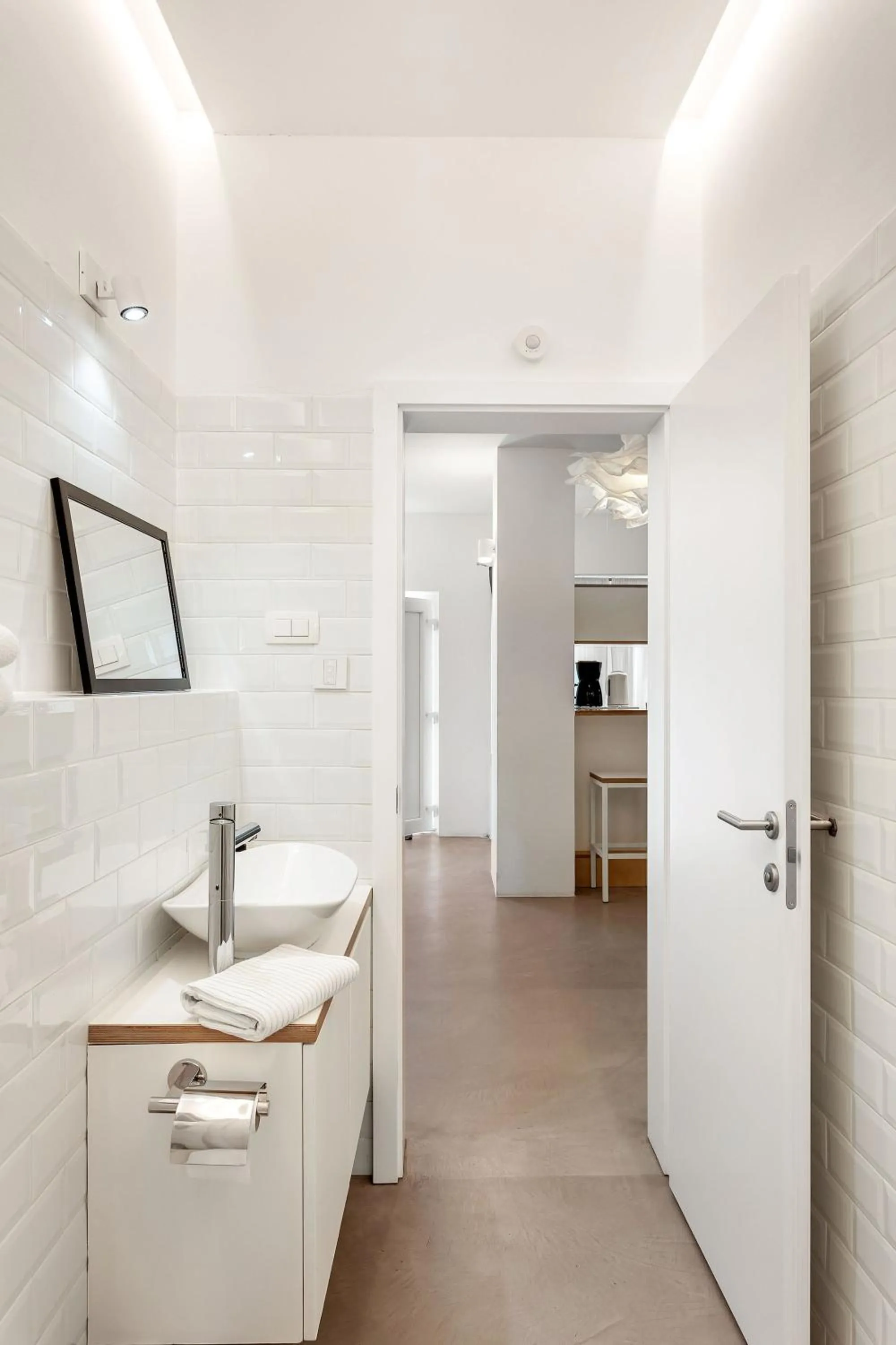 Bathroom in Pekarna apartments