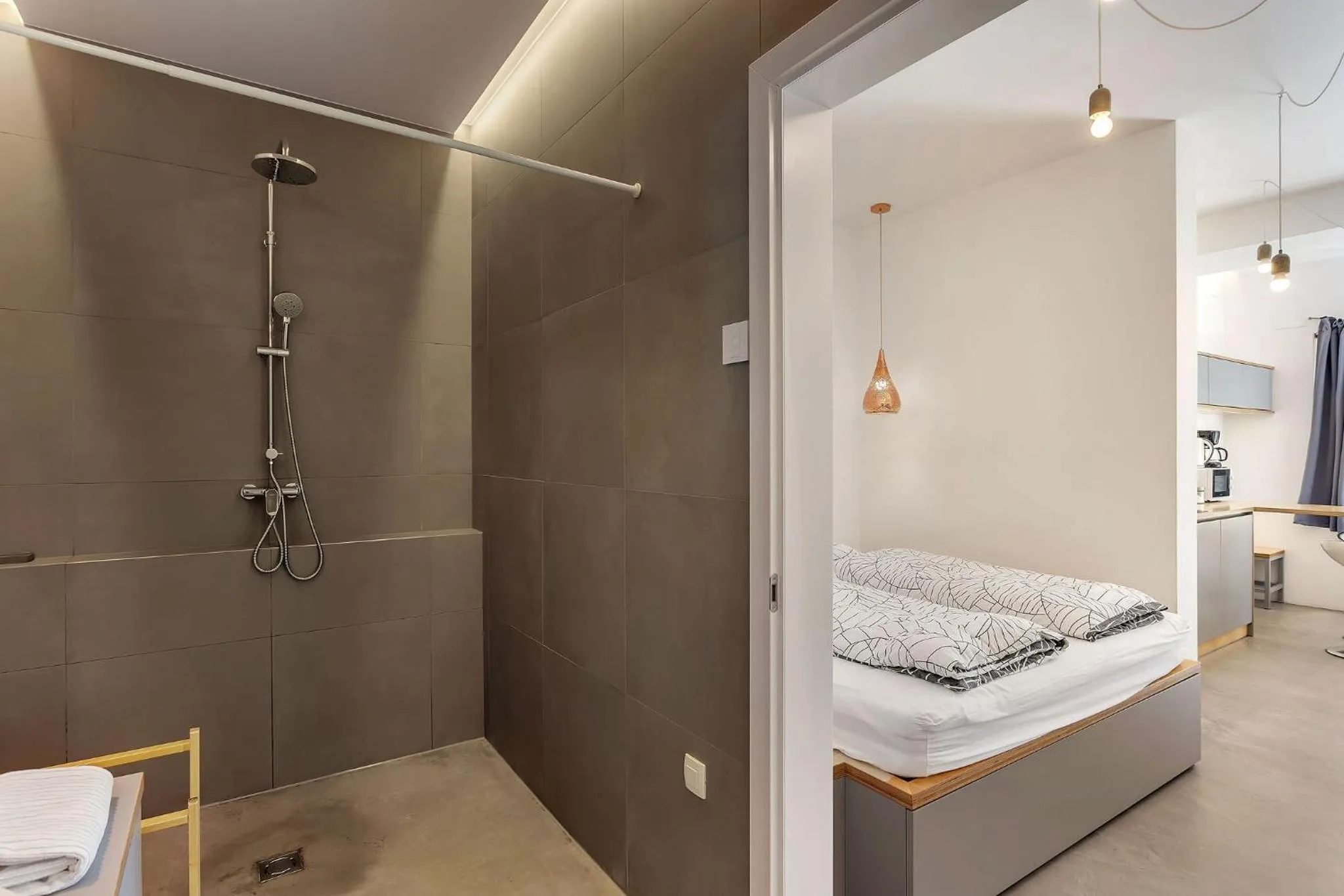 Bathroom in Pekarna apartments