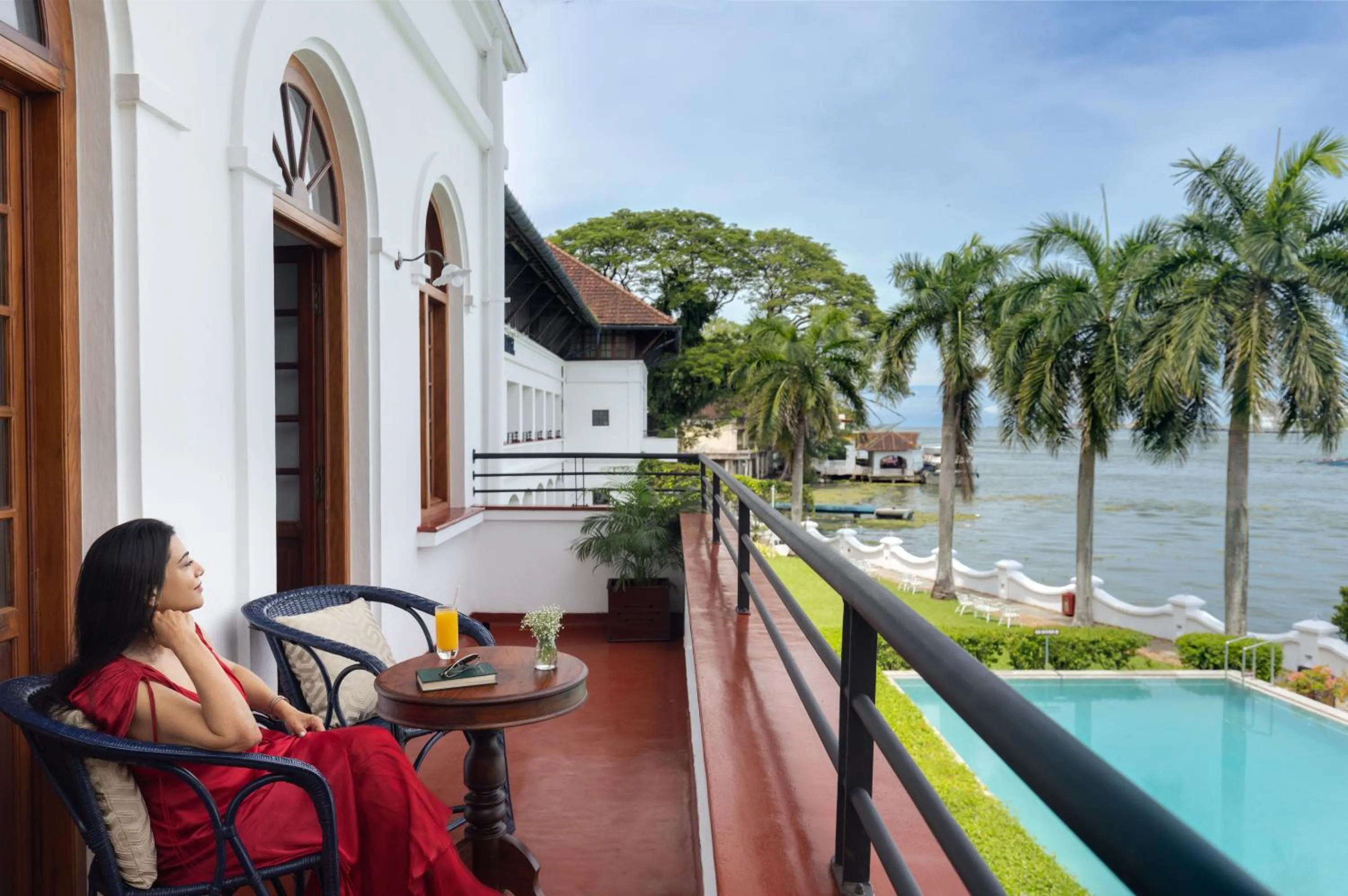 Balcony/Terrace in Brunton Boatyard - A CGH Earth Experience