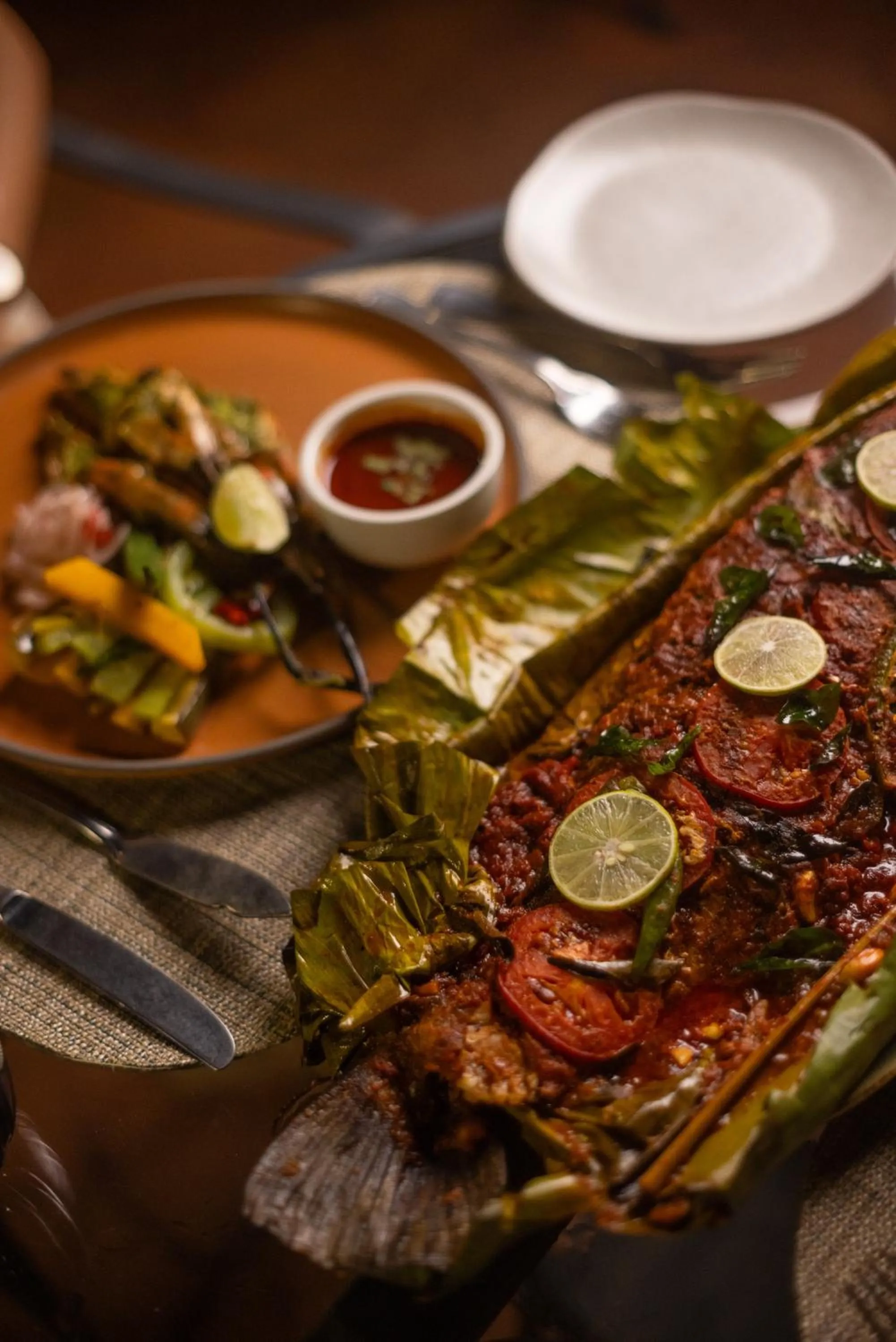 Food in Brunton Boatyard - A CGH Earth Experience