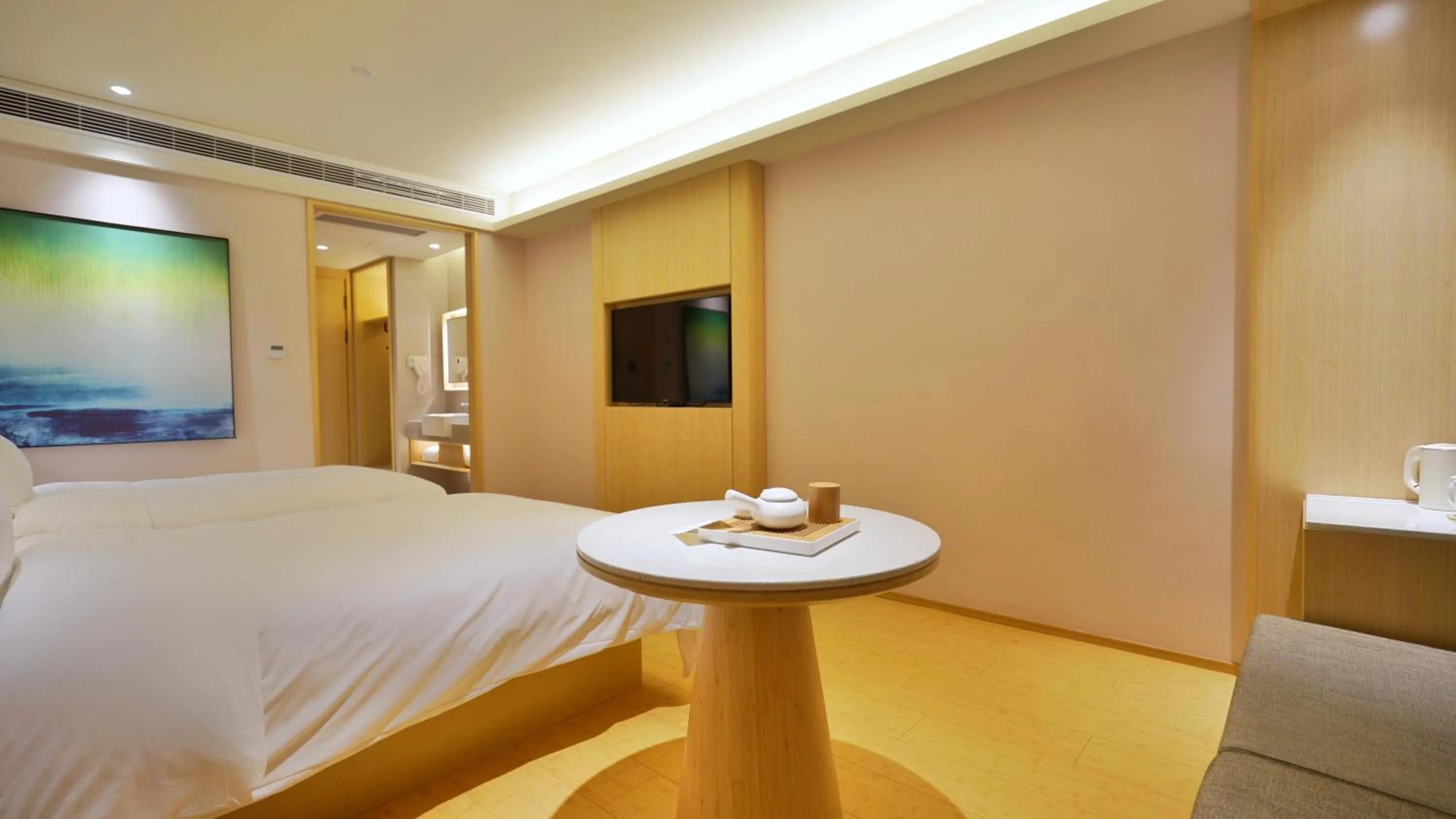 Bed in JI Hotel Shanghai Hongqiao National Convention and Exhibition Center Huaxiang Road