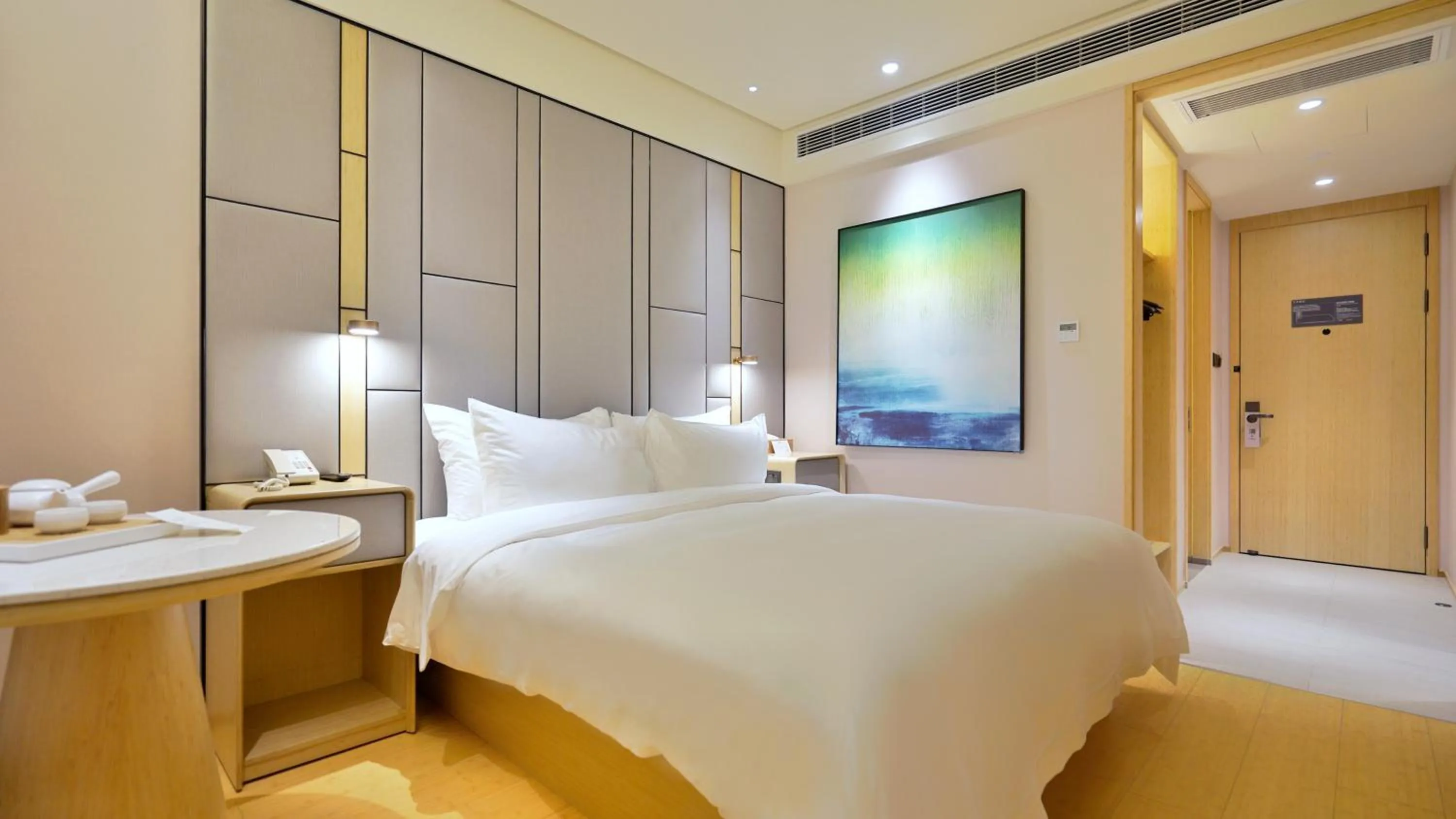 Bed in JI Hotel Shanghai Hongqiao National Convention and Exhibition Center Huaxiang Road