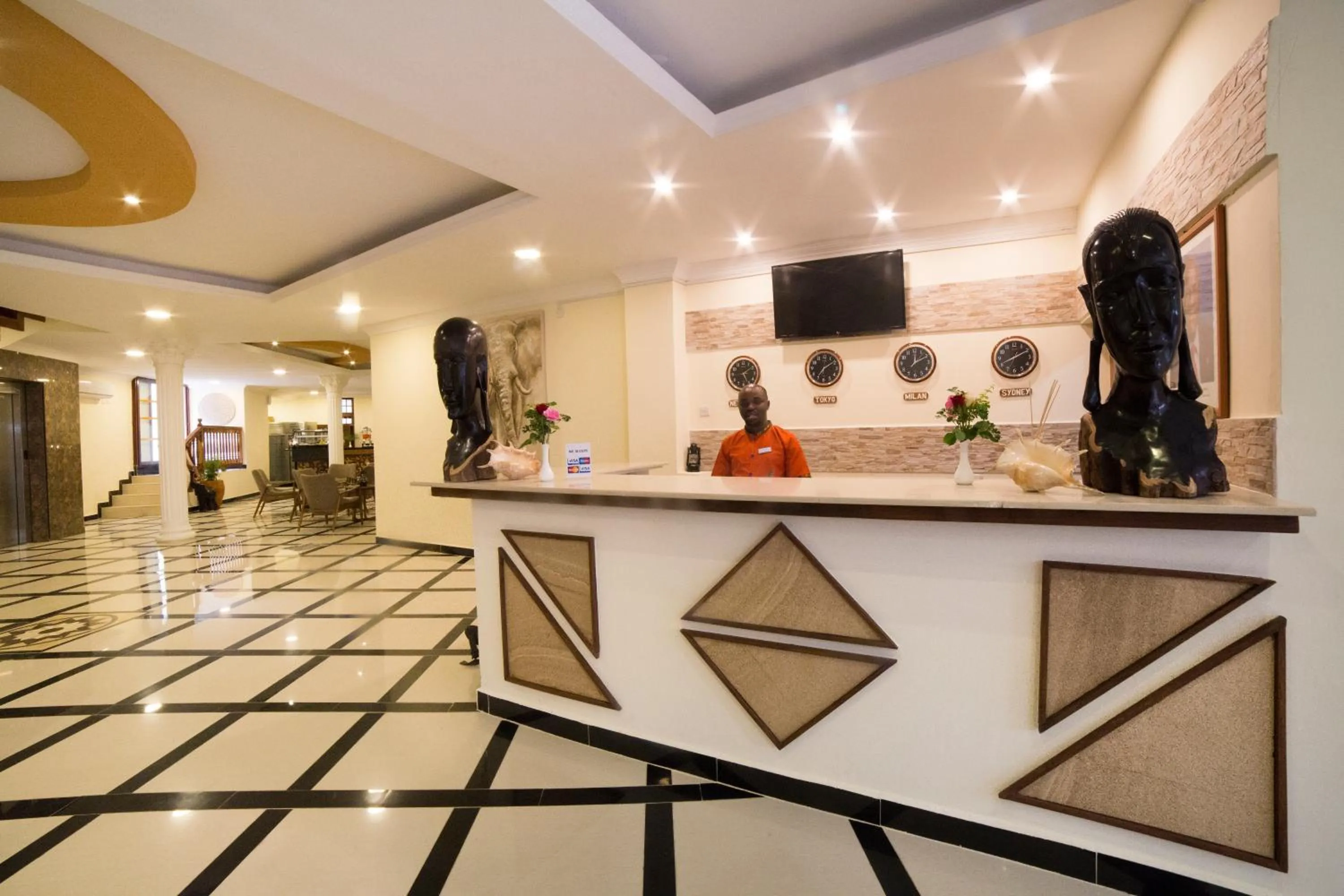 Lobby or reception in Spice Palace Hotel