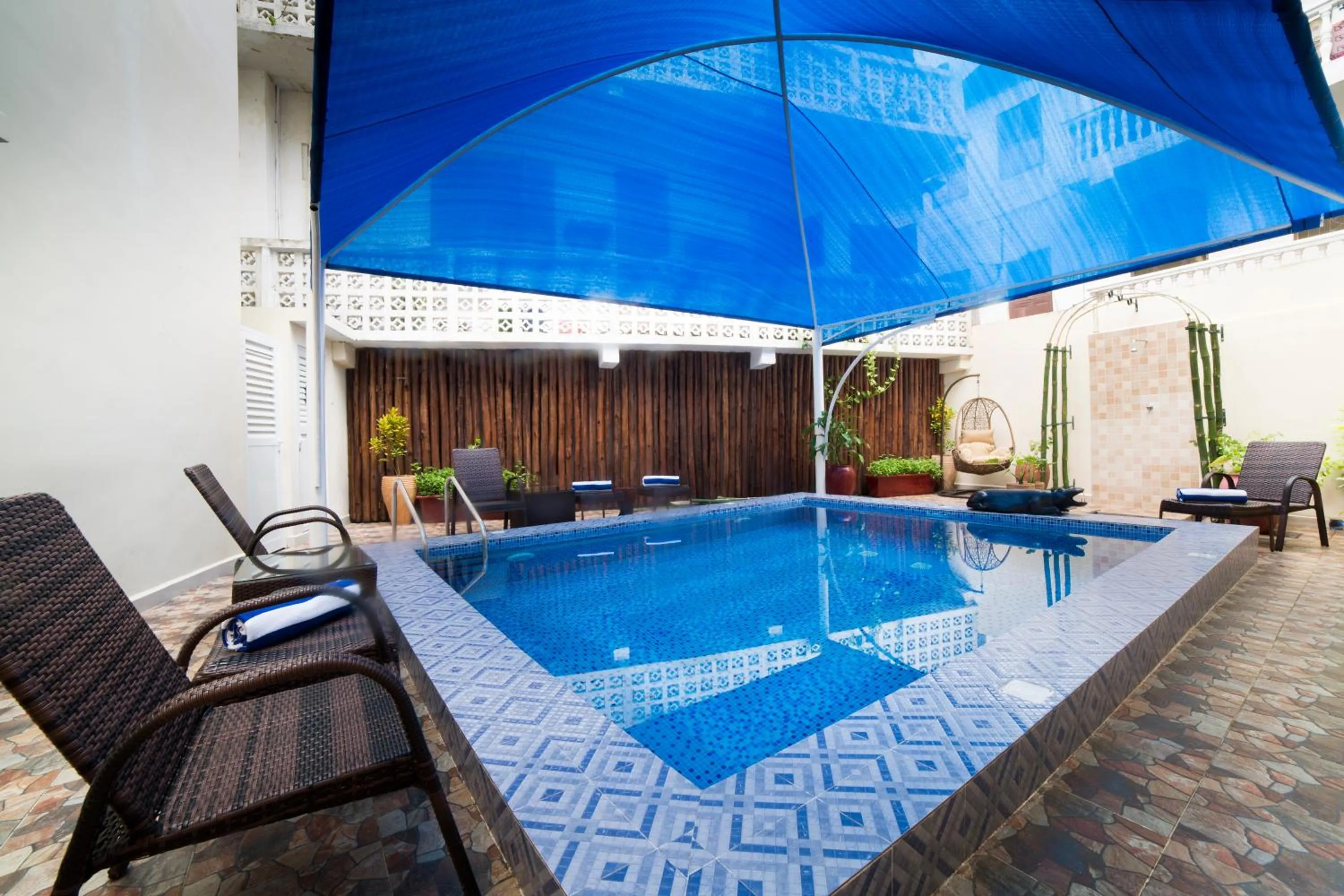 Swimming pool in Spice Palace Hotel