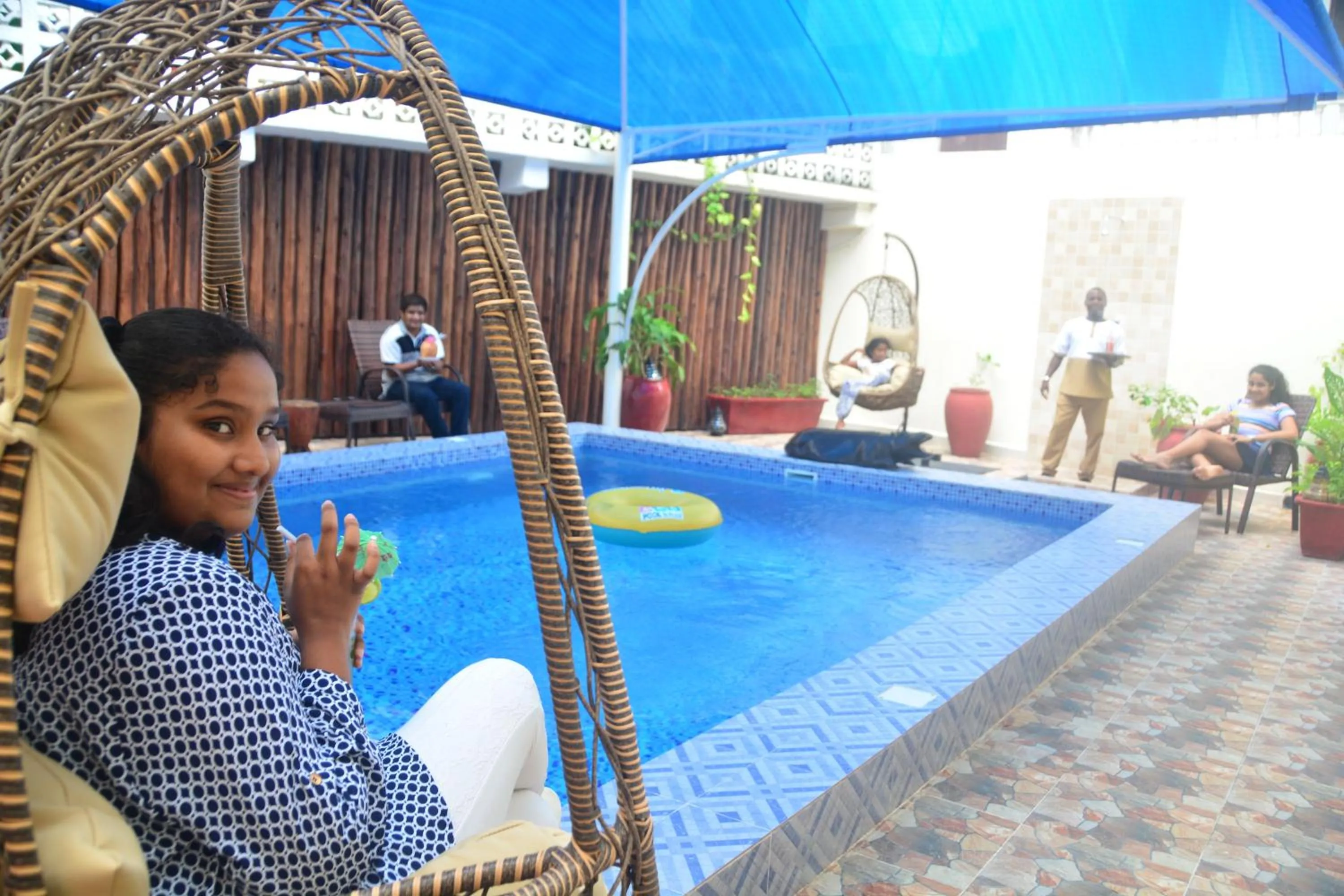 Swimming pool in Spice Palace Hotel