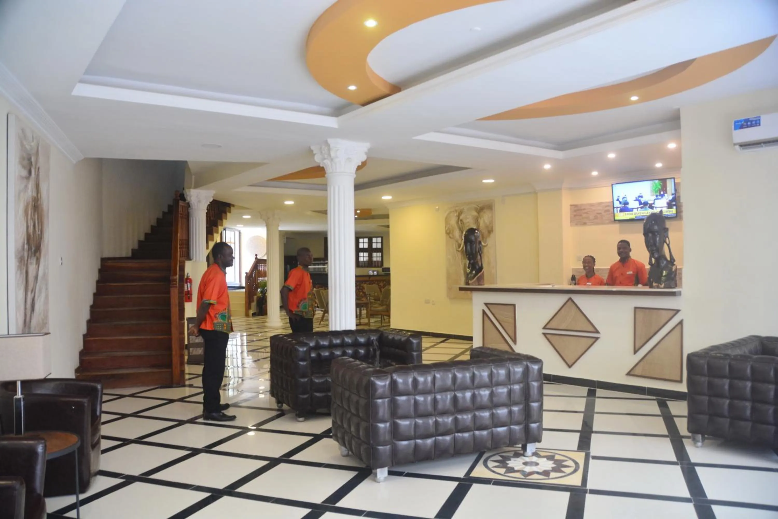 Lobby or reception in Spice Palace Hotel