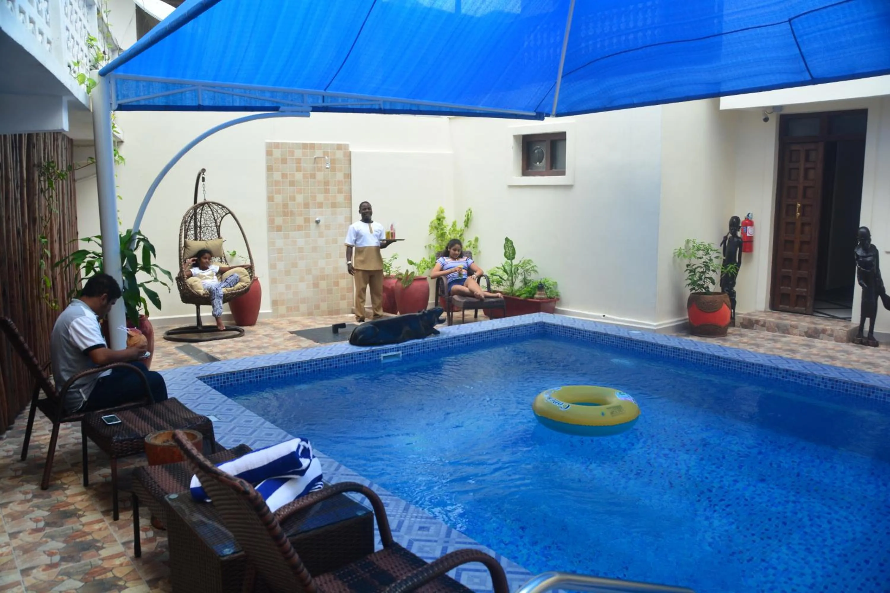 Swimming pool in Spice Palace Hotel