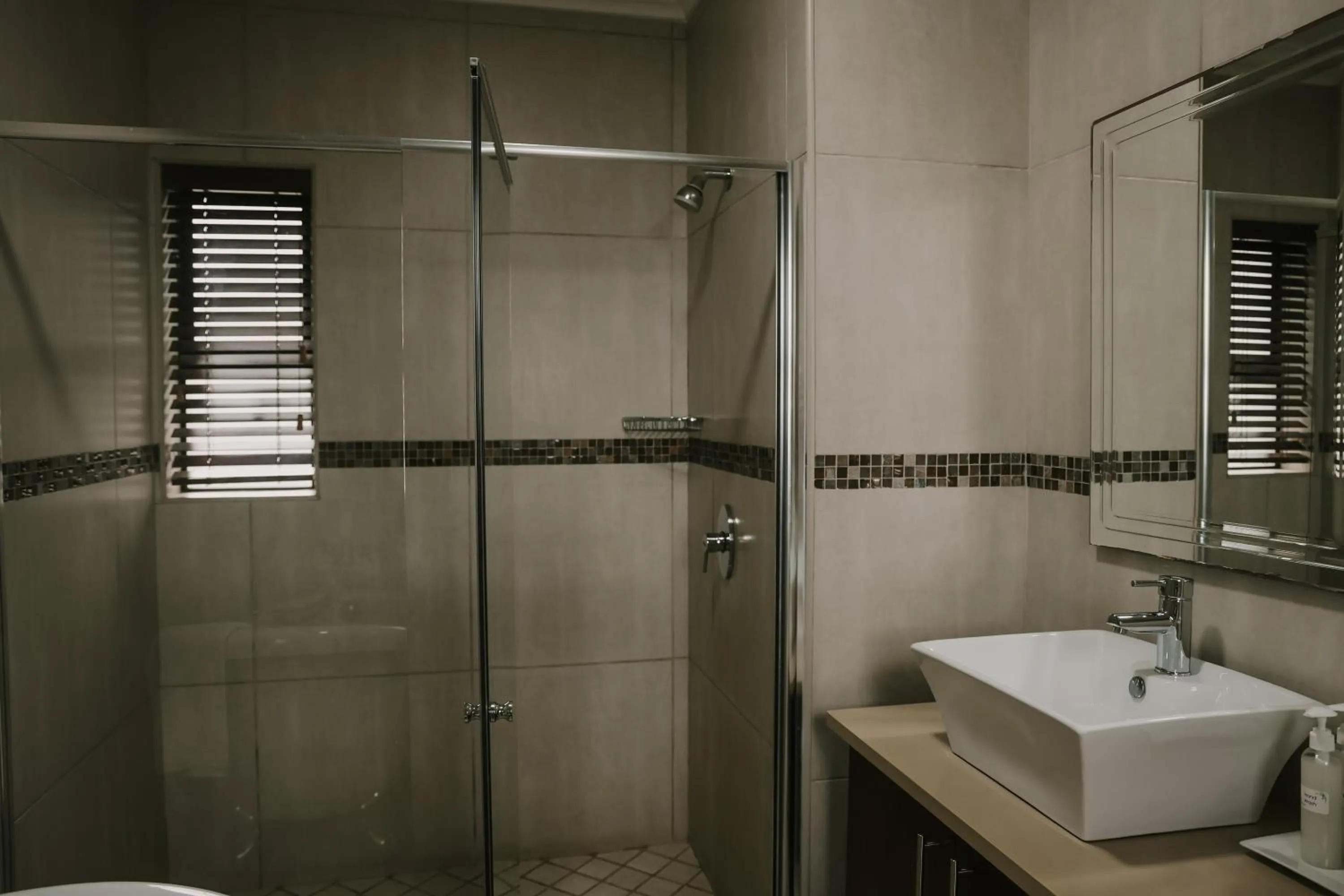 Shower in Stone Olive Guesthouse