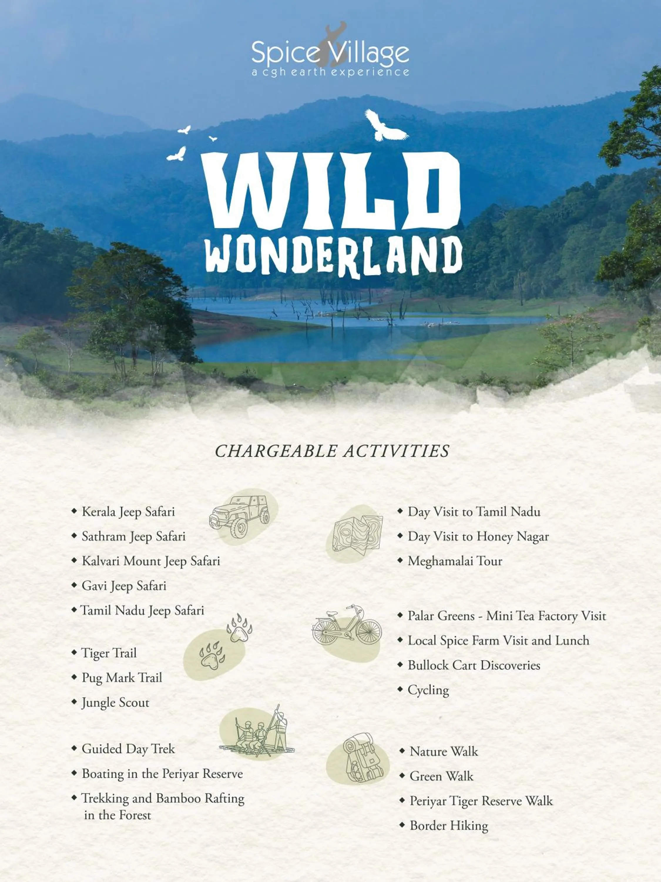 Activities in Spice Village Thekkady - A CGH Earth Experience