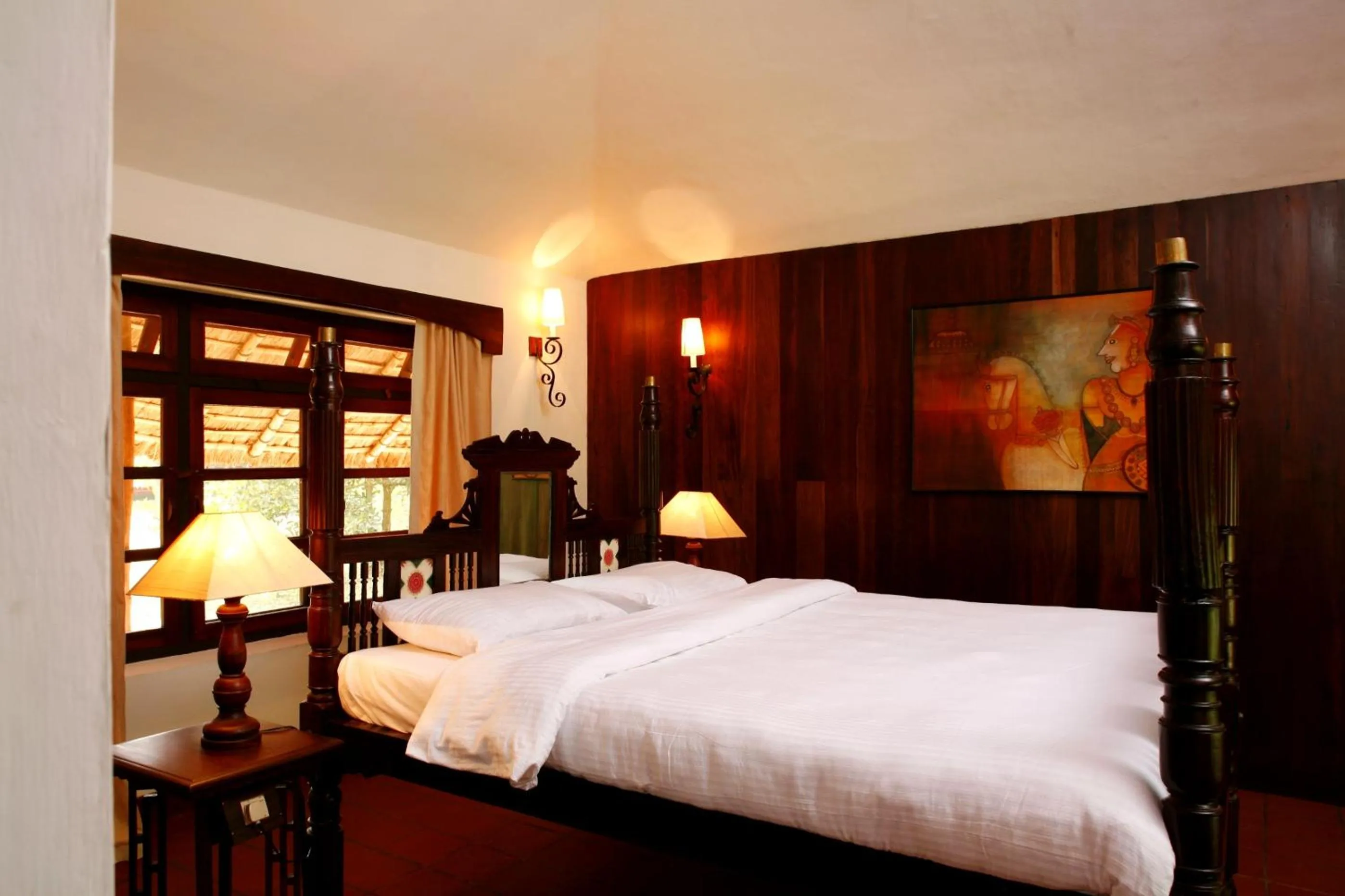 Bedroom, Bed in Spice Village Thekkady - A CGH Earth Experience