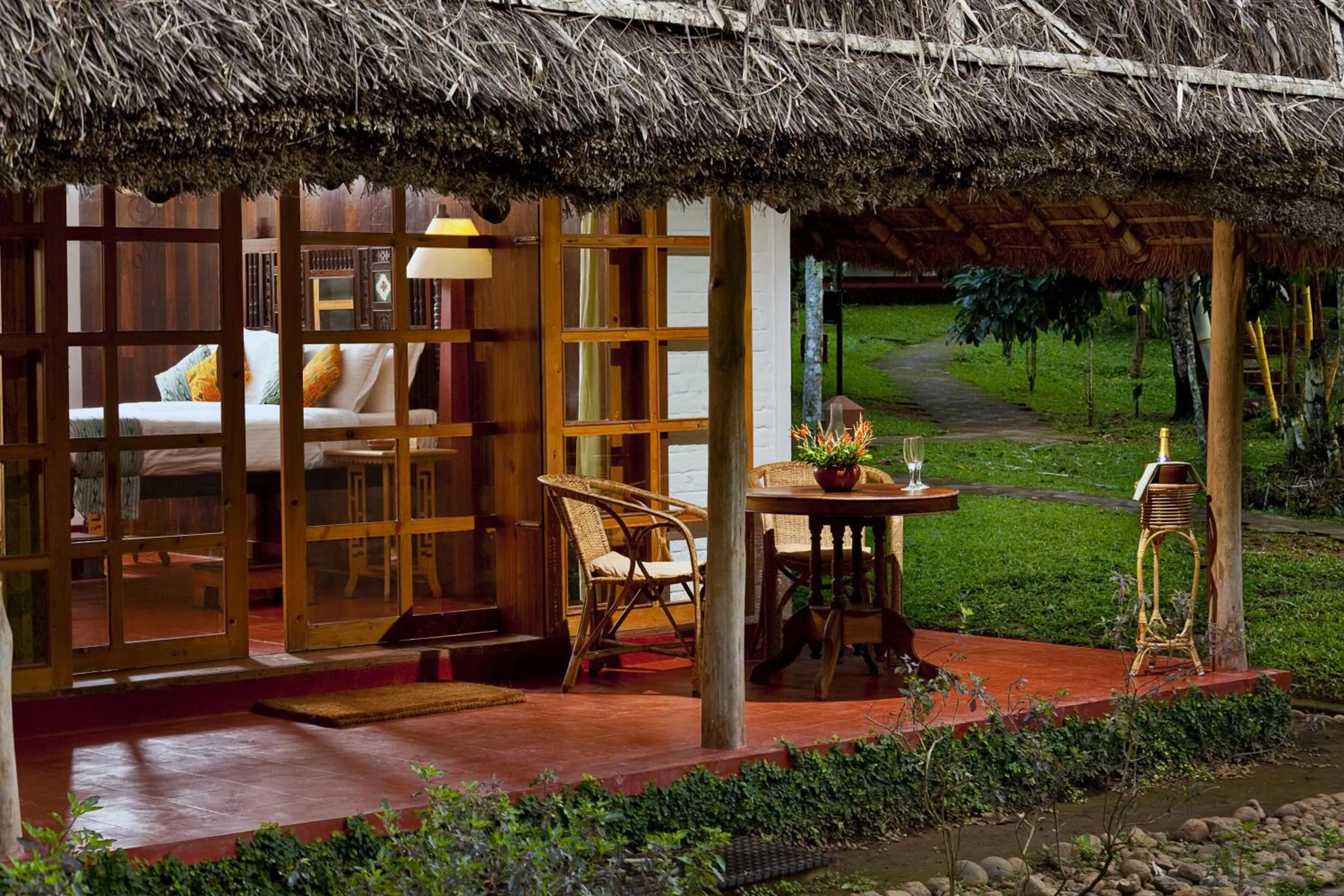 Patio in Spice Village Thekkady - A CGH Earth Experience