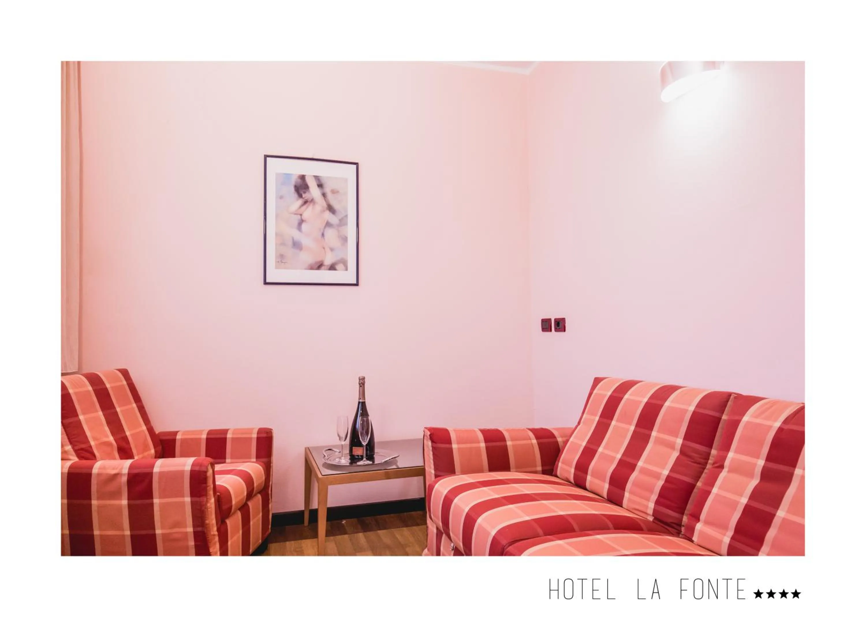 Living room in La Fonte Hotel