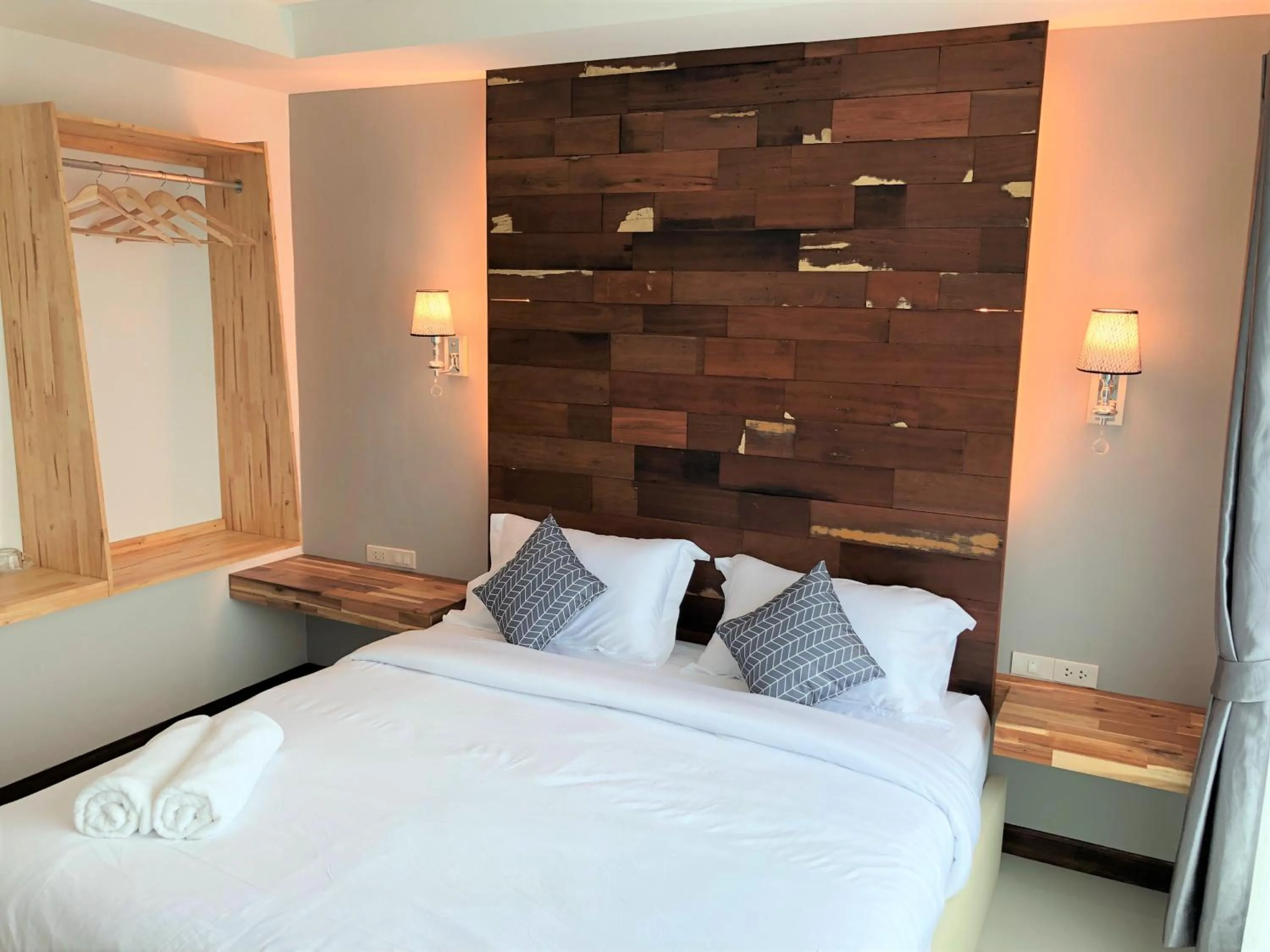 Bed in Nan Panwa Hotel