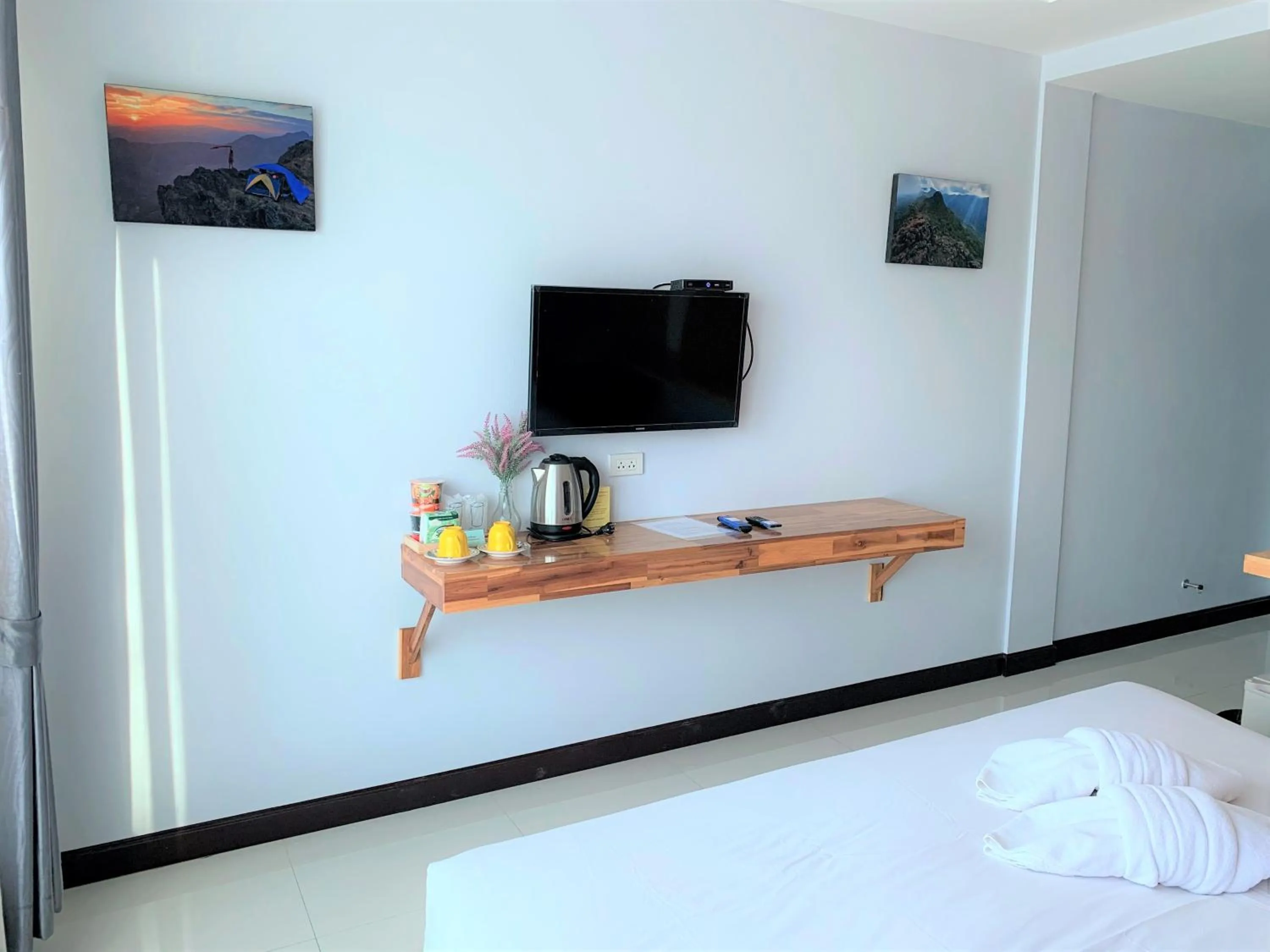 Bed in Nan Panwa Hotel