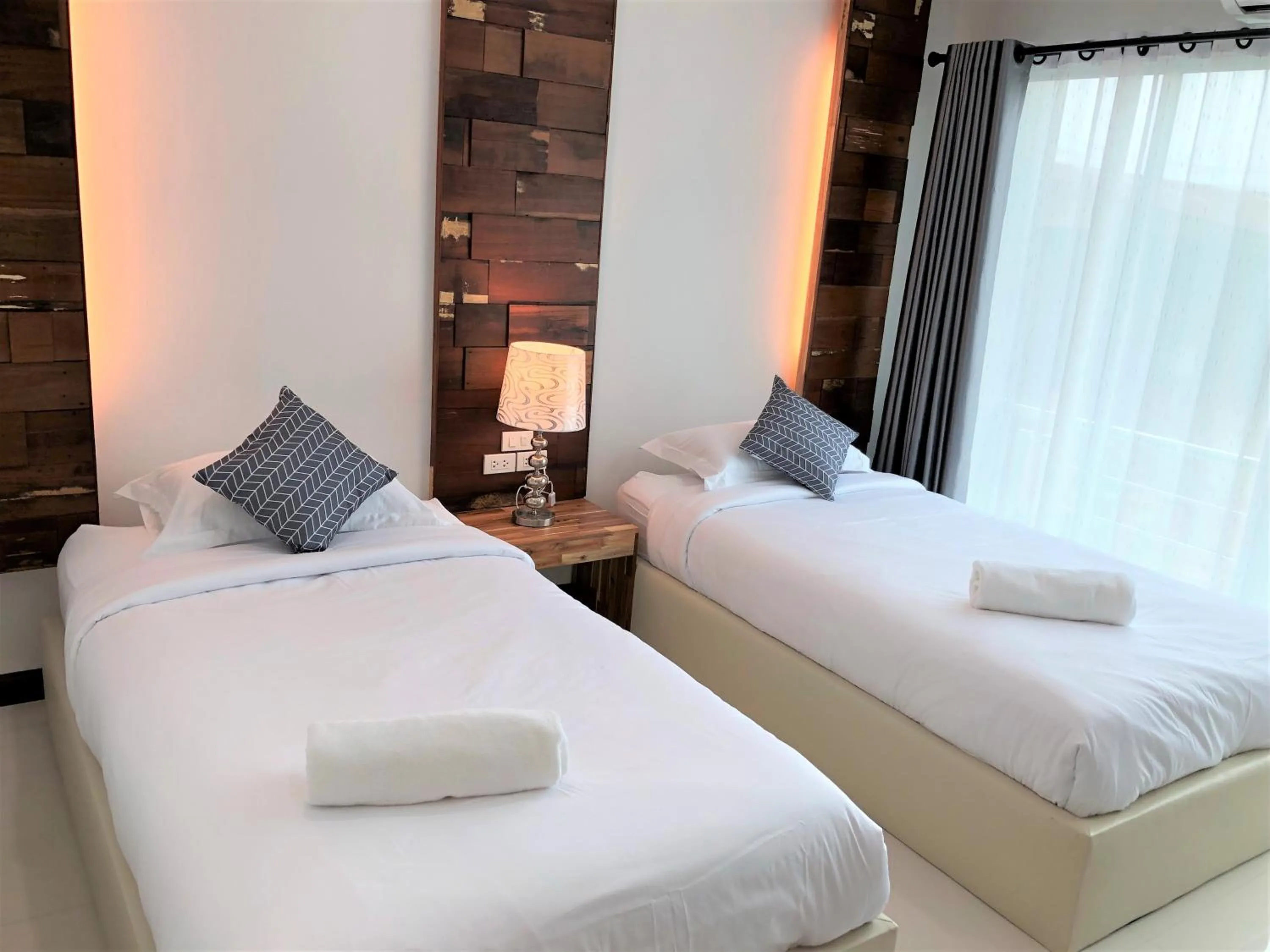 Bed in Nan Panwa Hotel