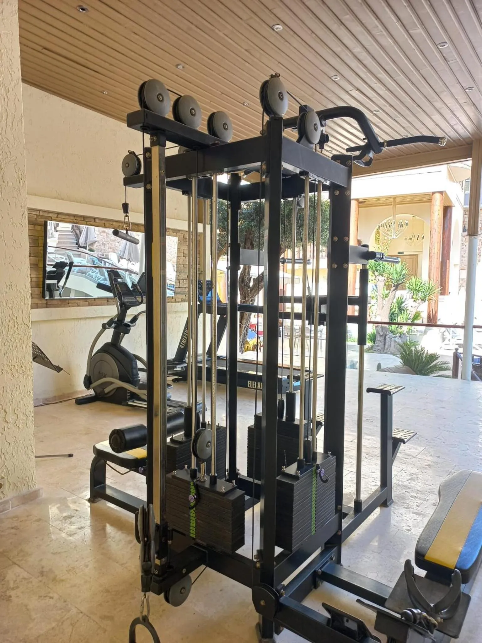 Fitness centre/facilities in Puding Hotel