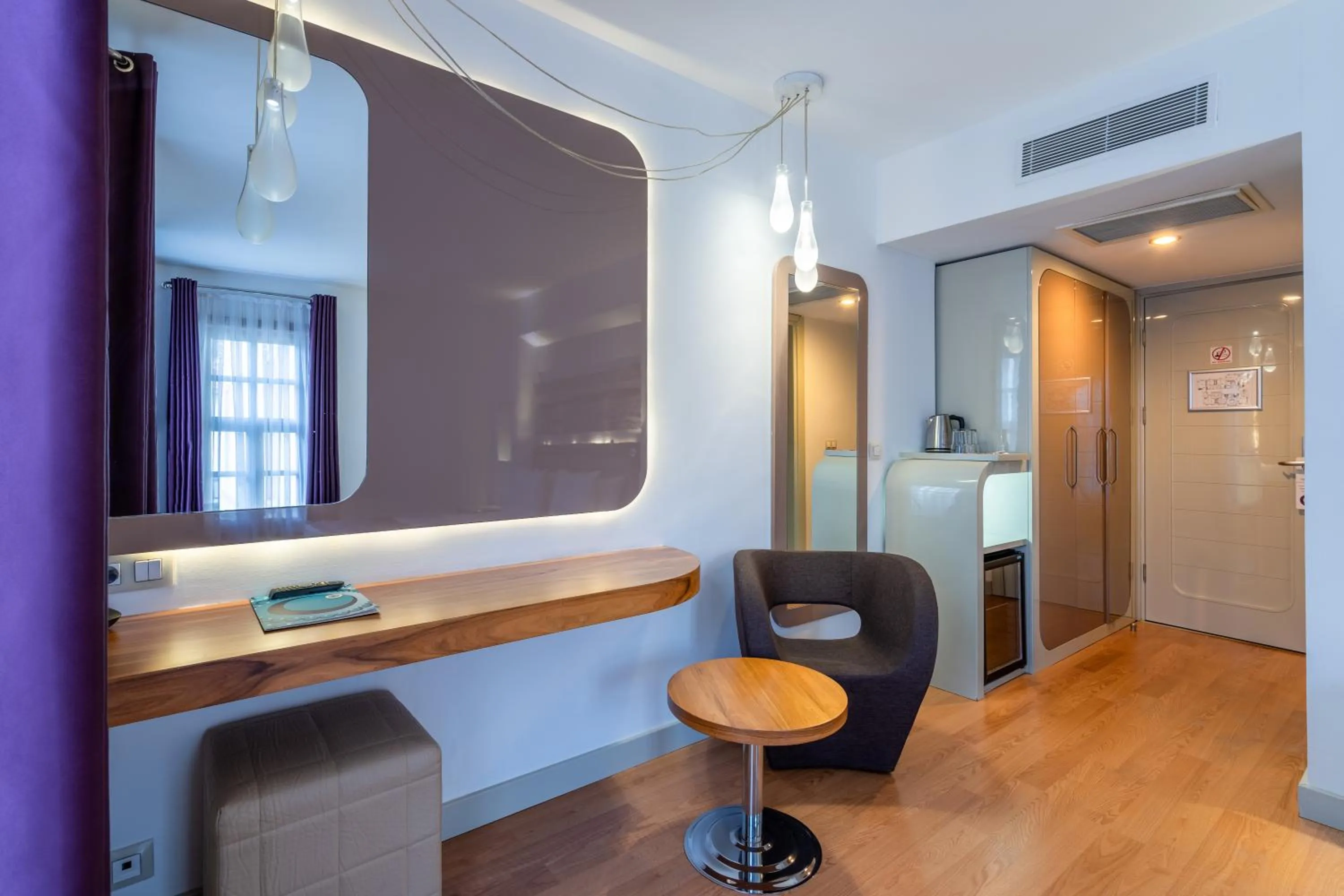 Seating area in Puding Hotel