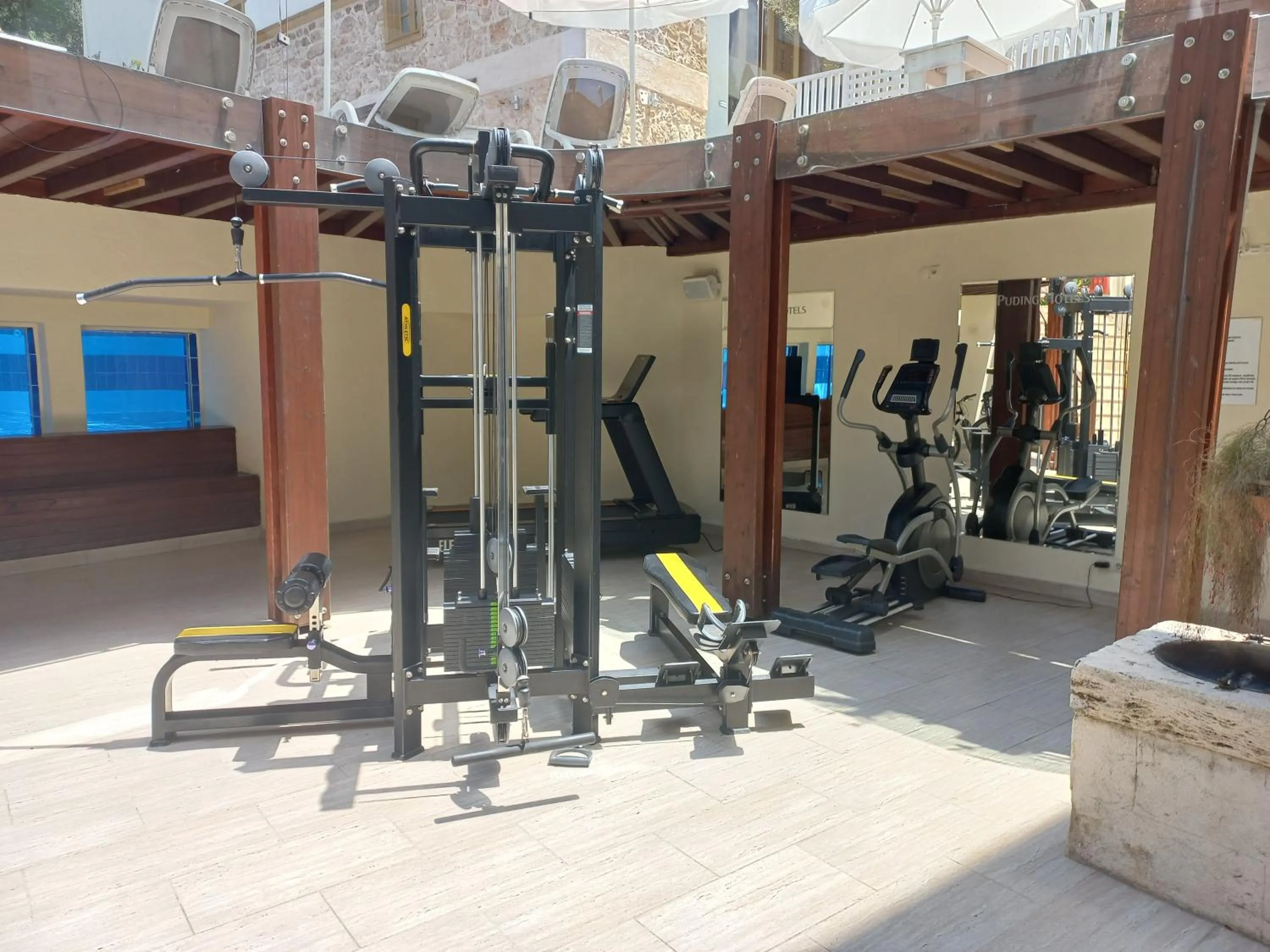 Fitness centre/facilities in Puding Hotel