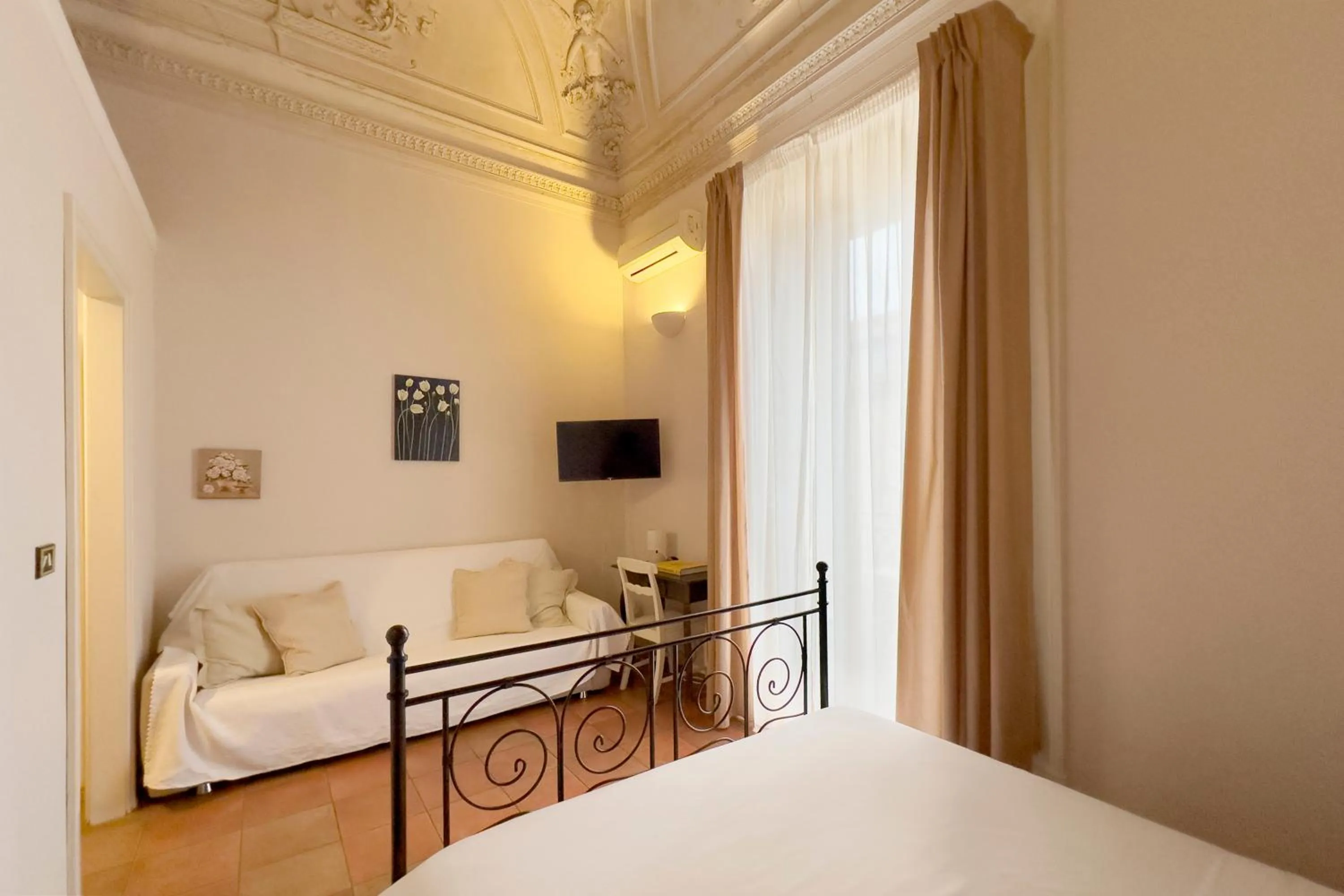 Bedroom, Bed in Antica Dimora Caruso