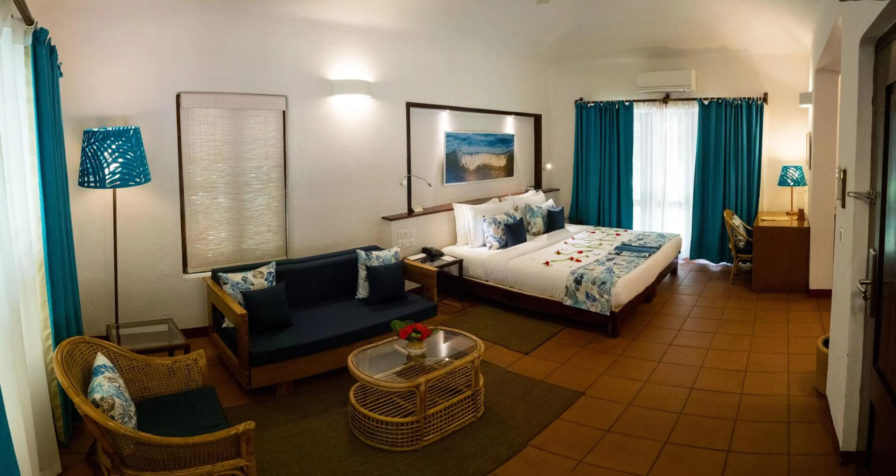 Bed in Marari Beach Resort Alleppey - A CGH Earth Experience