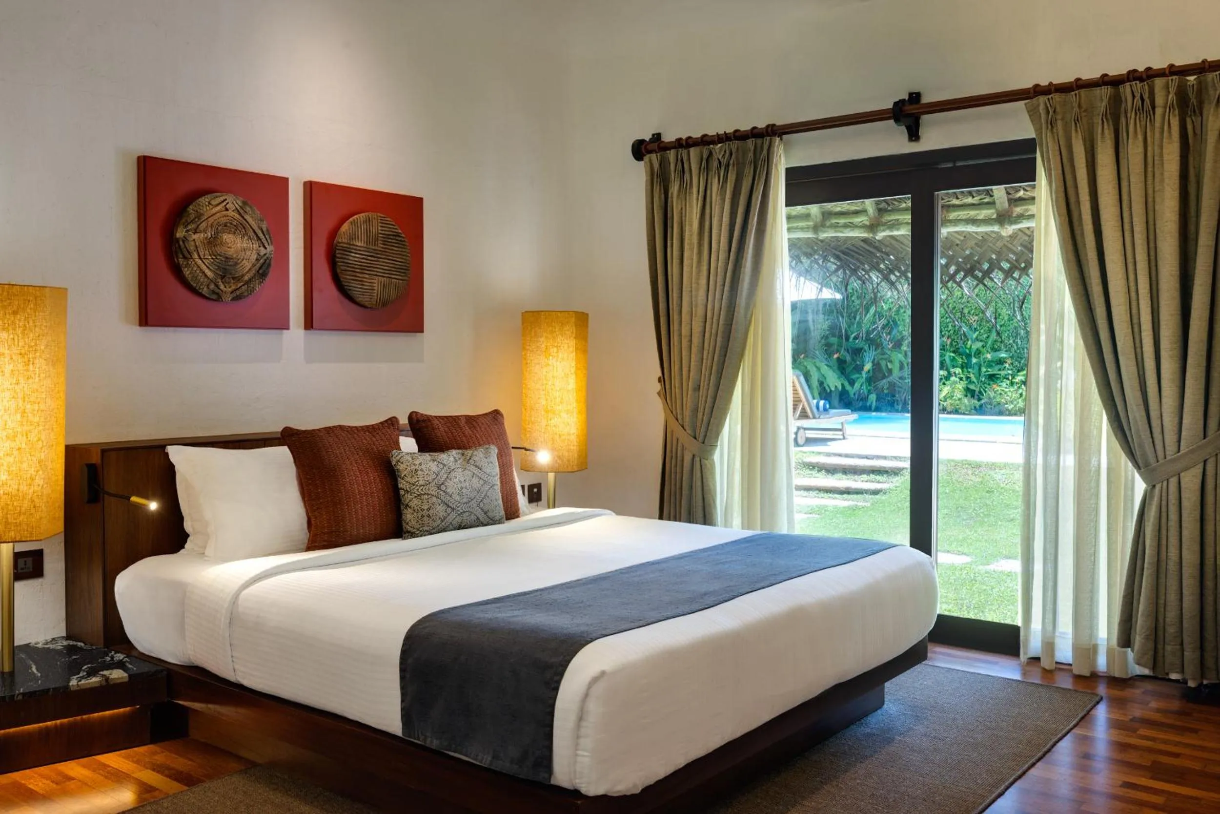Photo of the whole room, Bed in Marari Beach Resort Alleppey - A CGH Earth Experience