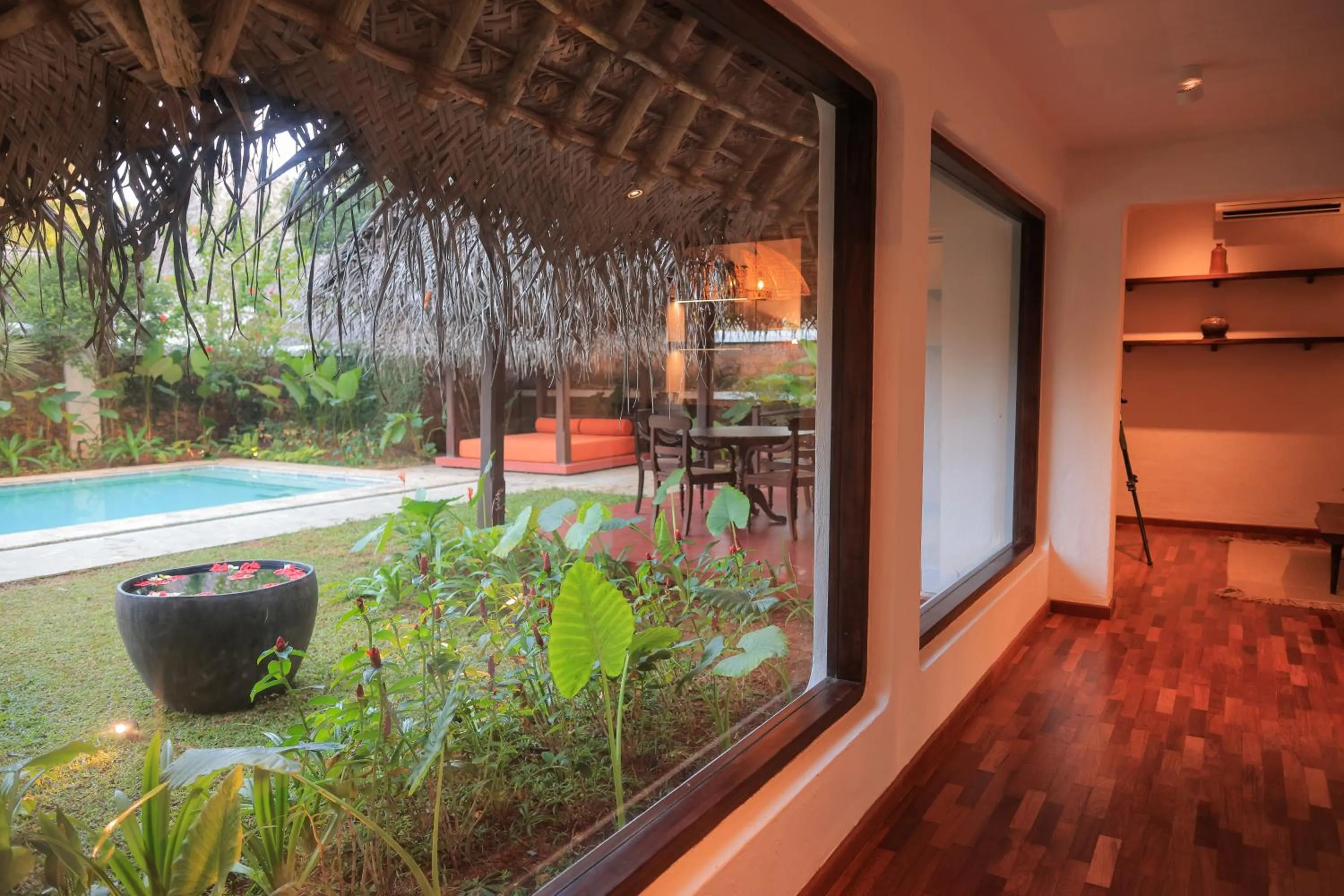 Garden view in Marari Beach Resort Alleppey - A CGH Earth Experience