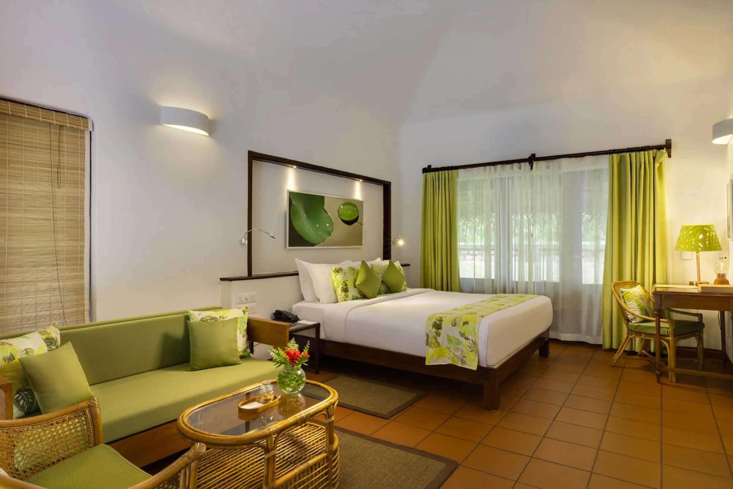 Photo of the whole room, Bed in Marari Beach Resort Alleppey - A CGH Earth Experience