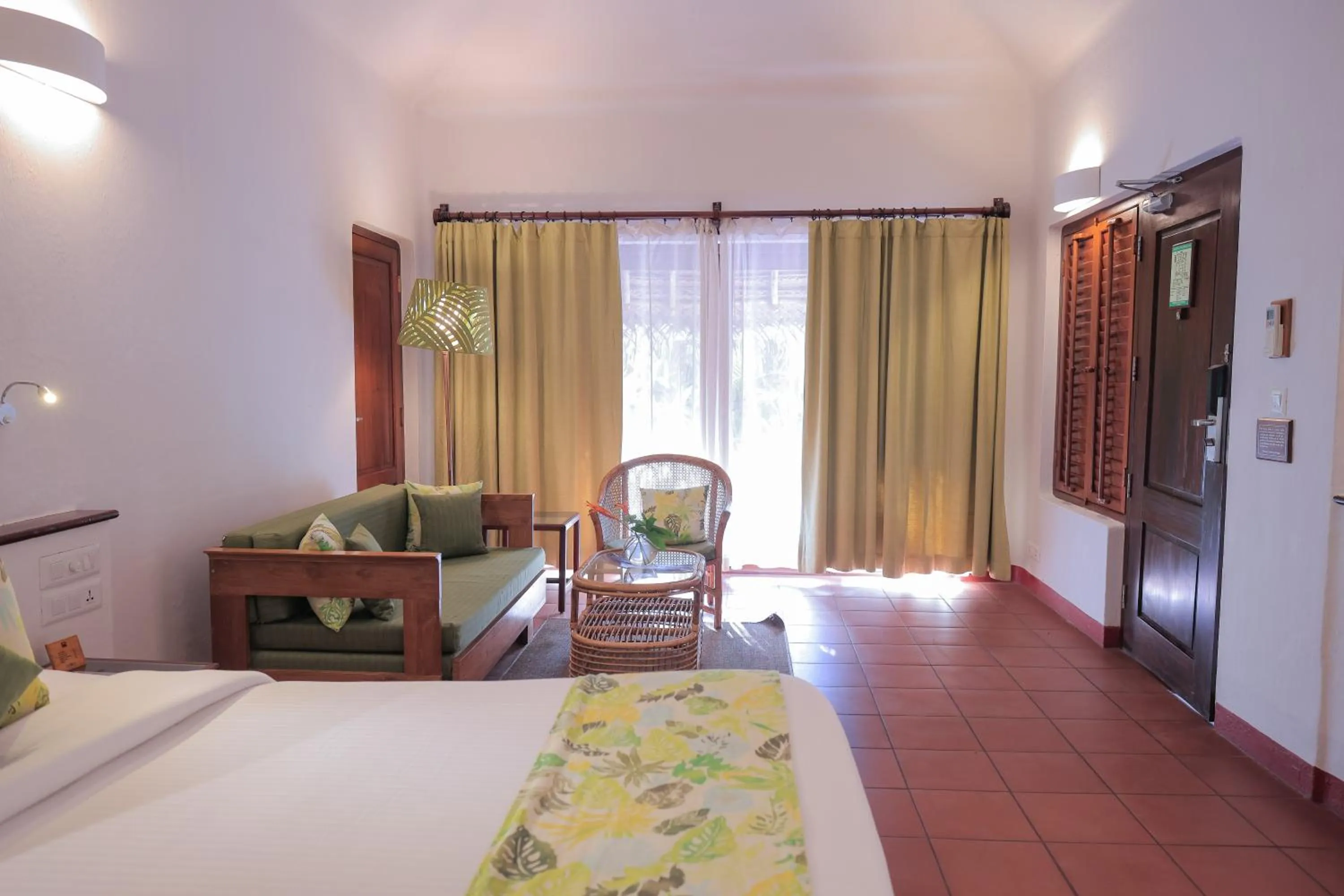 Bed in Marari Beach Resort Alleppey - A CGH Earth Experience