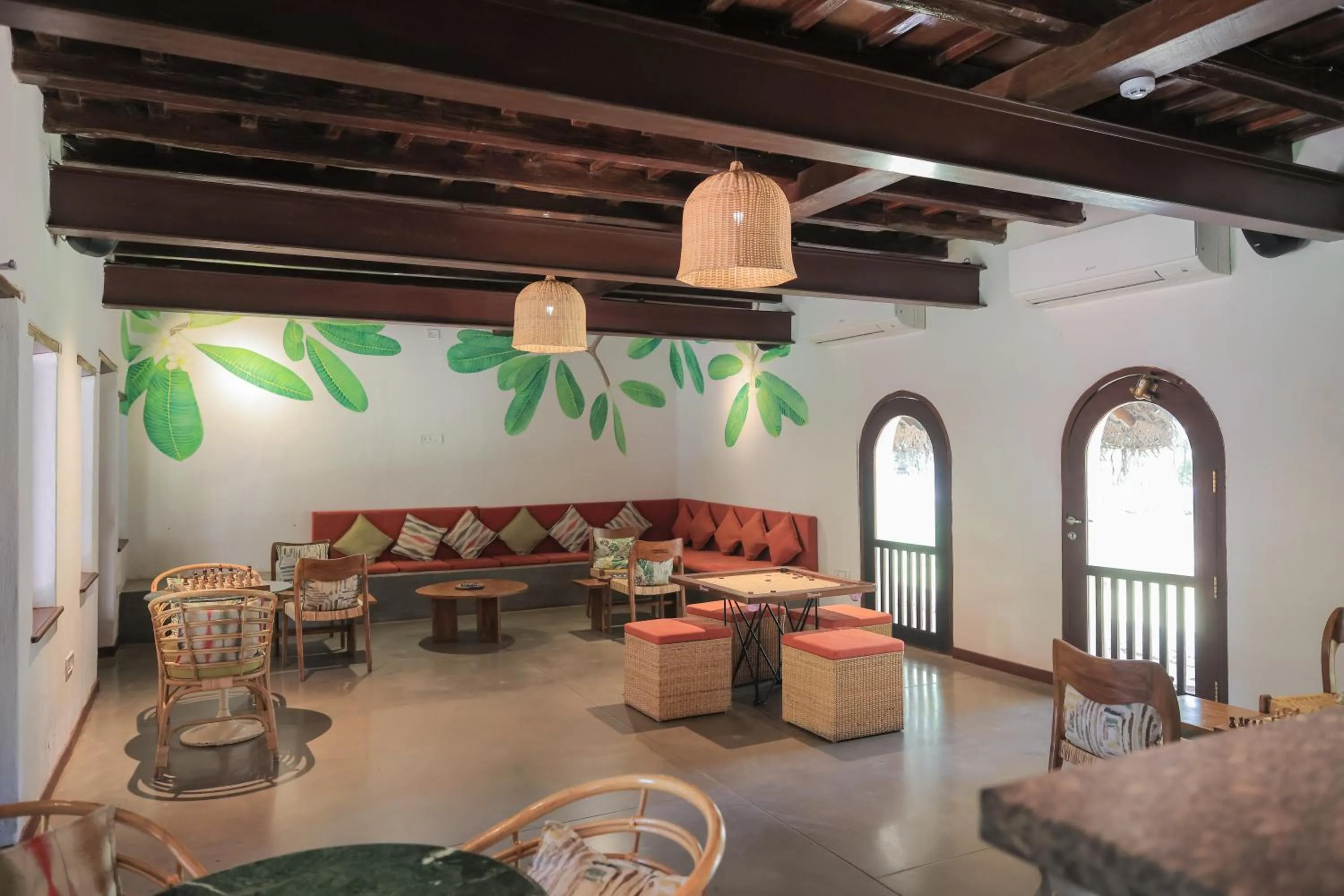 Seating area in Marari Beach Resort Alleppey - A CGH Earth Experience