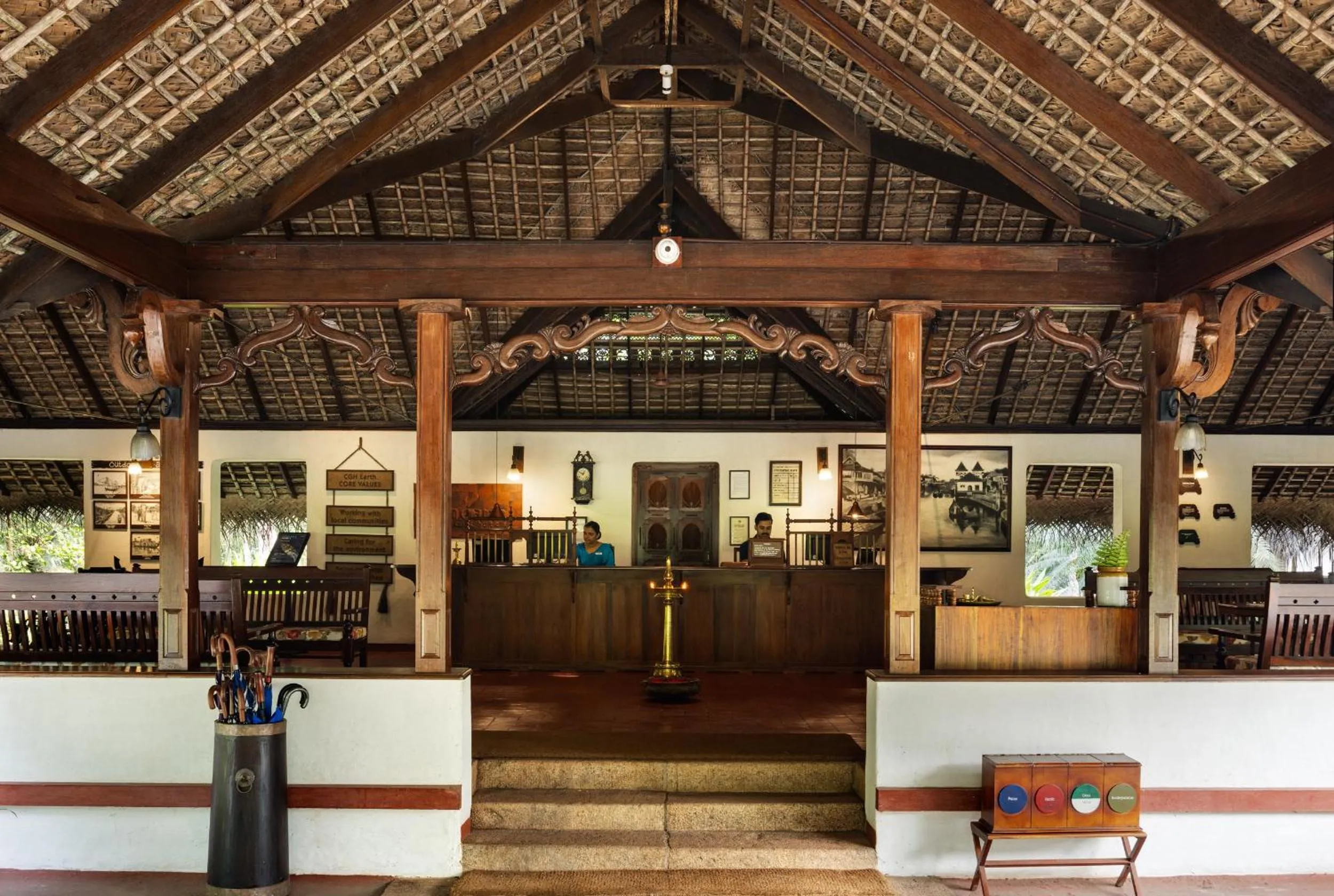 Lobby or reception in Marari Beach Resort Alleppey - A CGH Earth Experience