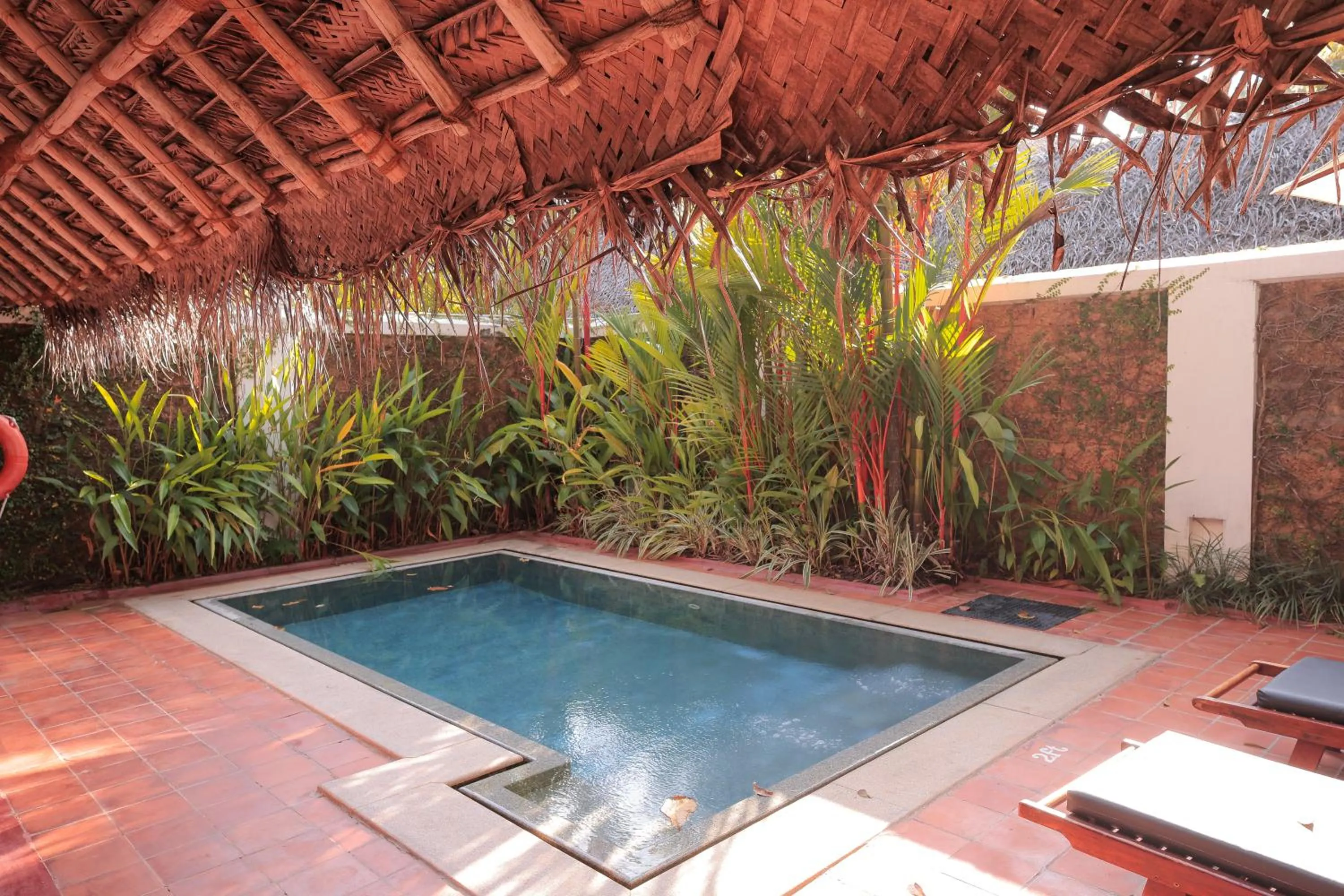 Pool view in Marari Beach Resort Alleppey - A CGH Earth Experience