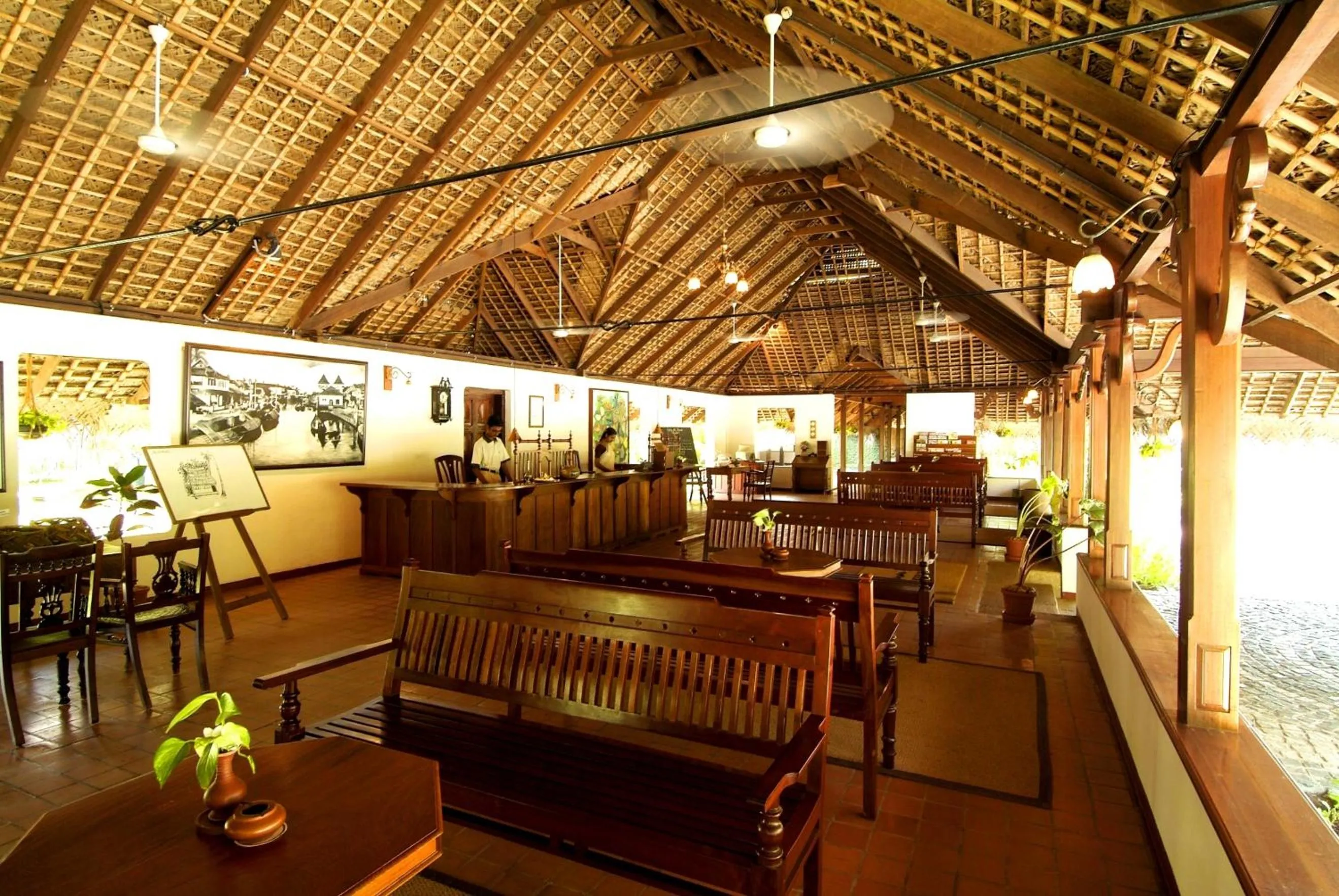Lounge or bar in Marari Beach Resort Alleppey - A CGH Earth Experience
