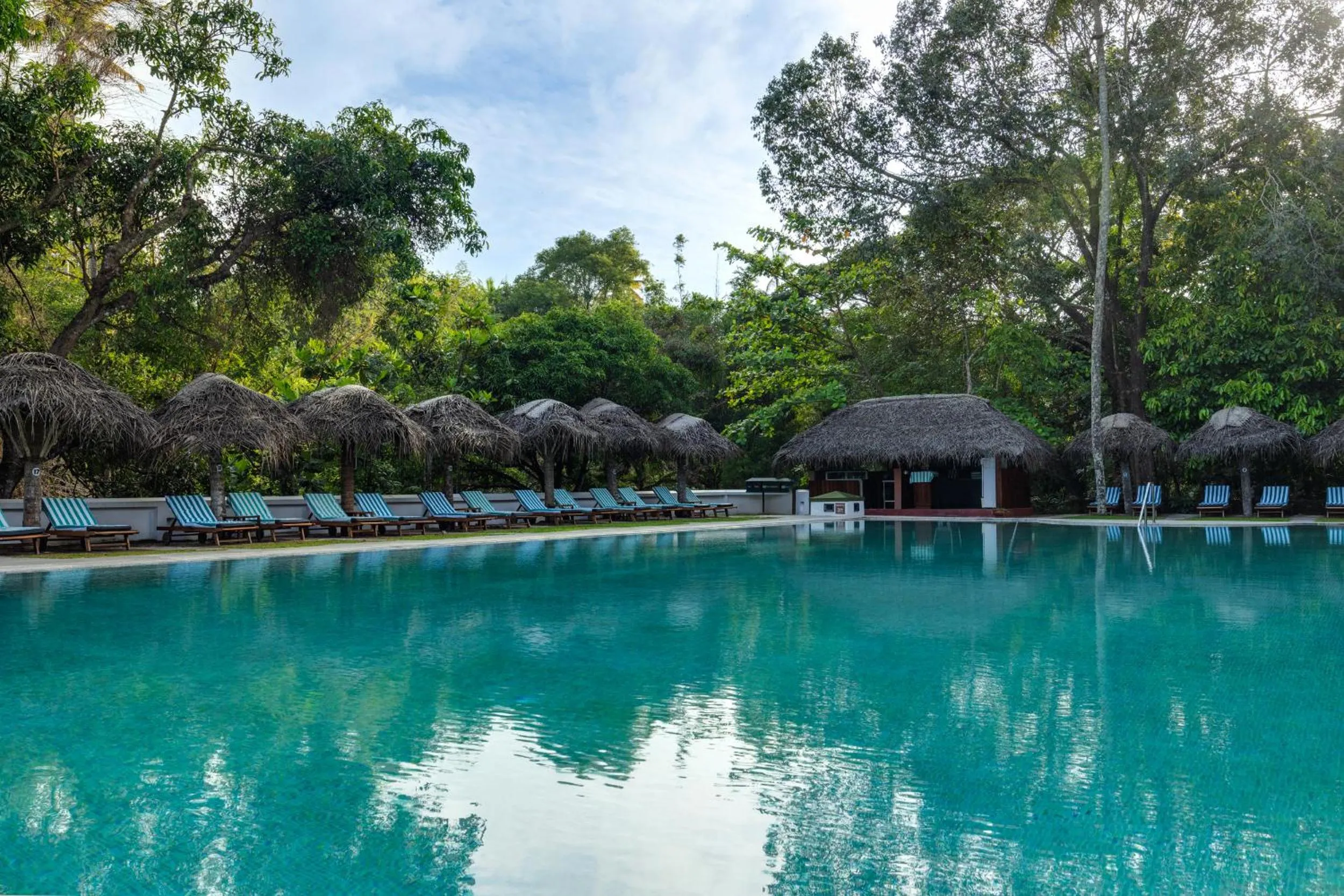Swimming pool in Marari Beach Resort Alleppey - A CGH Earth Experience