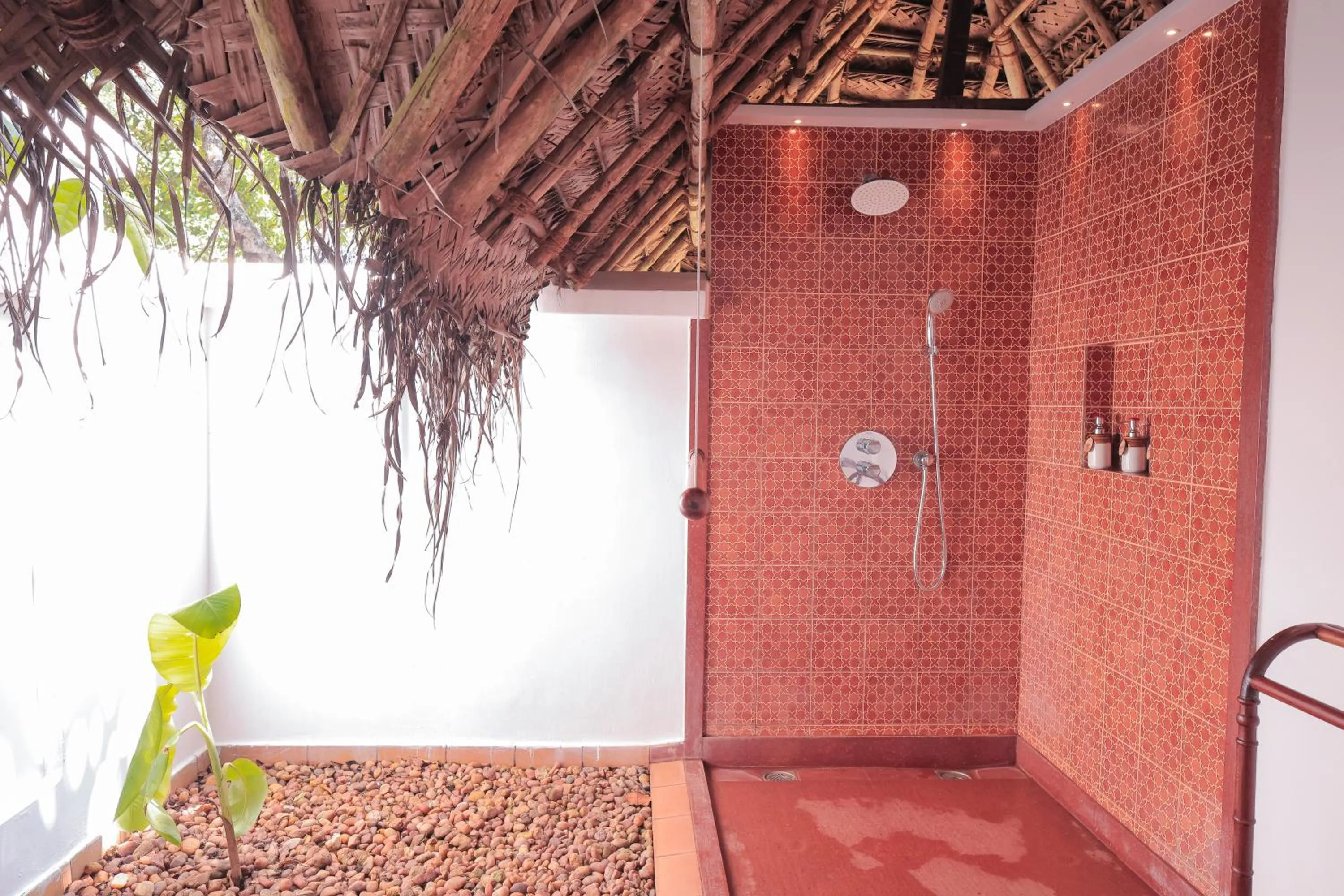 Bathroom in Marari Beach Resort Alleppey - A CGH Earth Experience