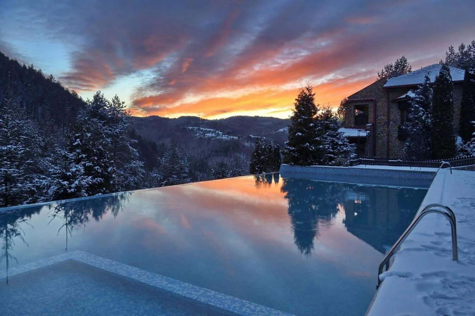 Swimming pool in Aurora Resort & Spa