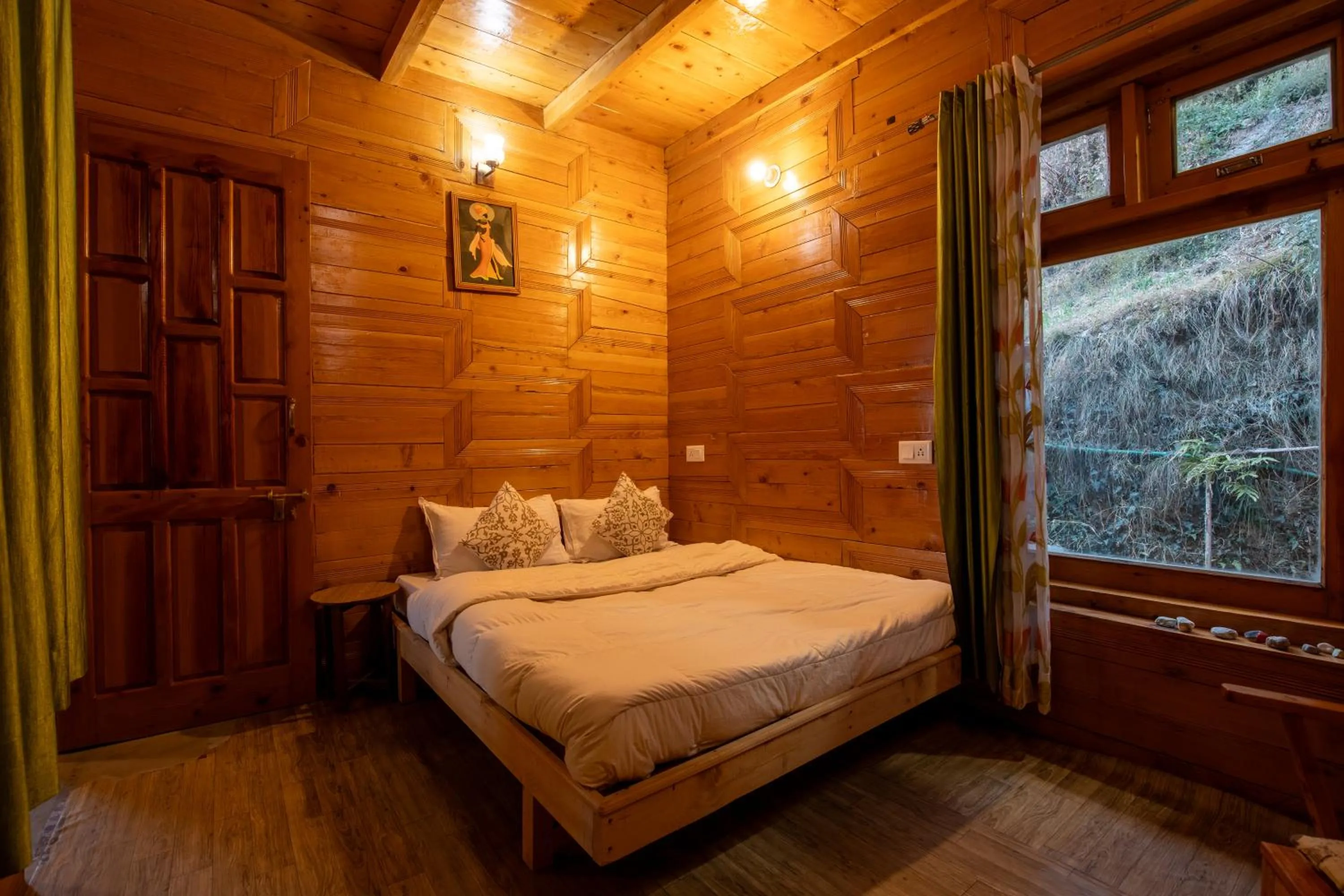 Bedroom, Bed in Ishan Log Huts-A boutique home stay