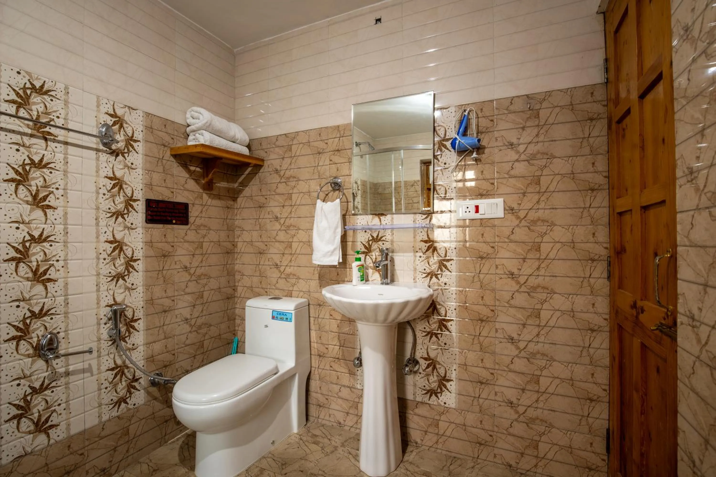 Bathroom in Ishan Log Huts-A boutique home stay