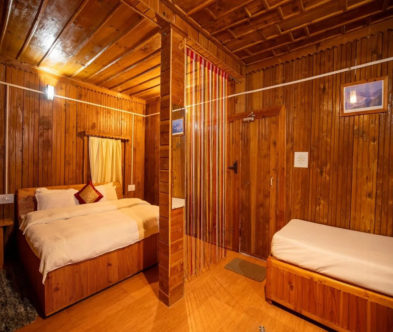 Bedroom, Bed in Ishan Log Huts-A boutique home stay