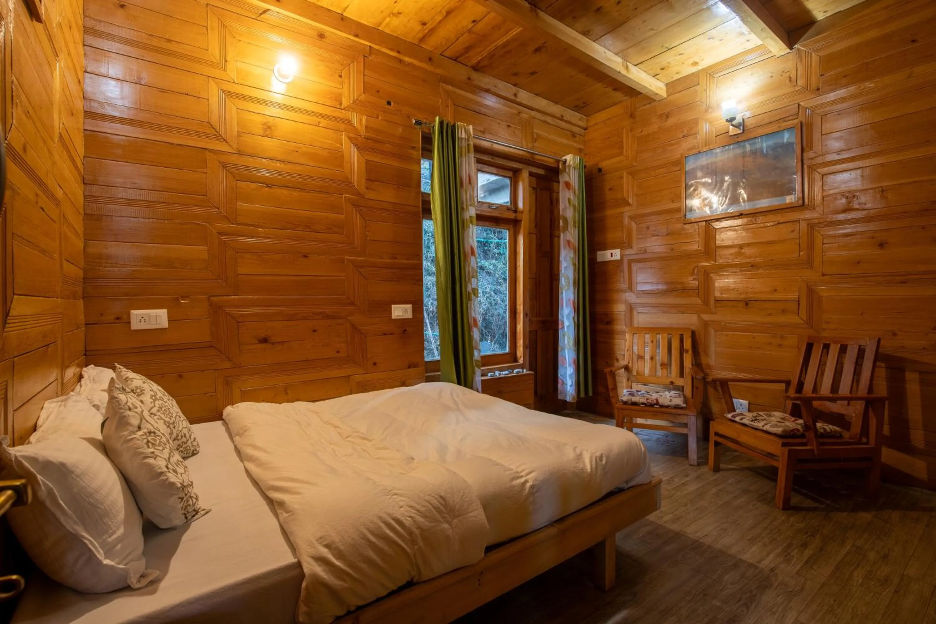 Bedroom, Bed in Ishan Log Huts-A boutique home stay
