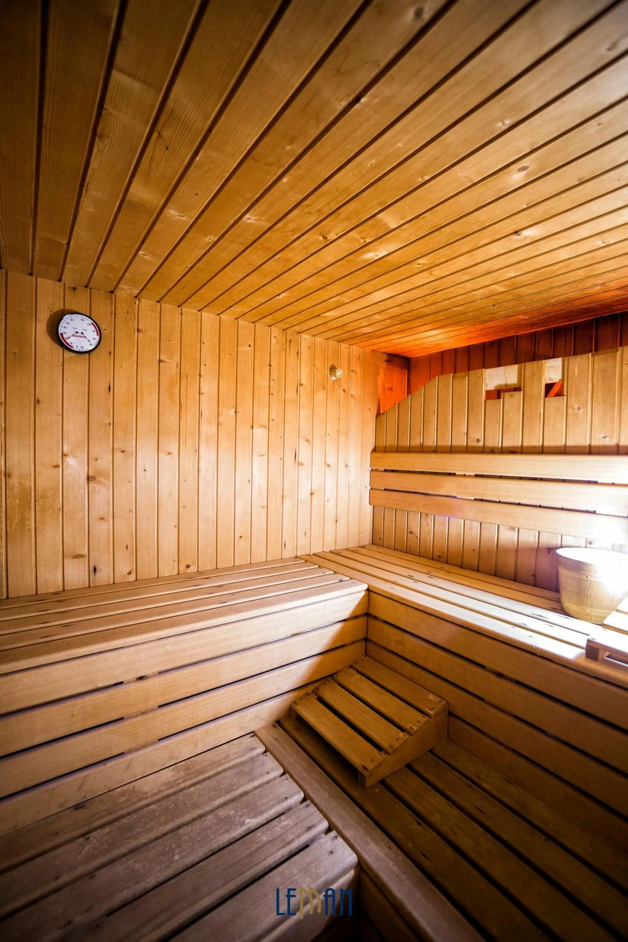 Sauna in Leman Hotel y Apartamentos