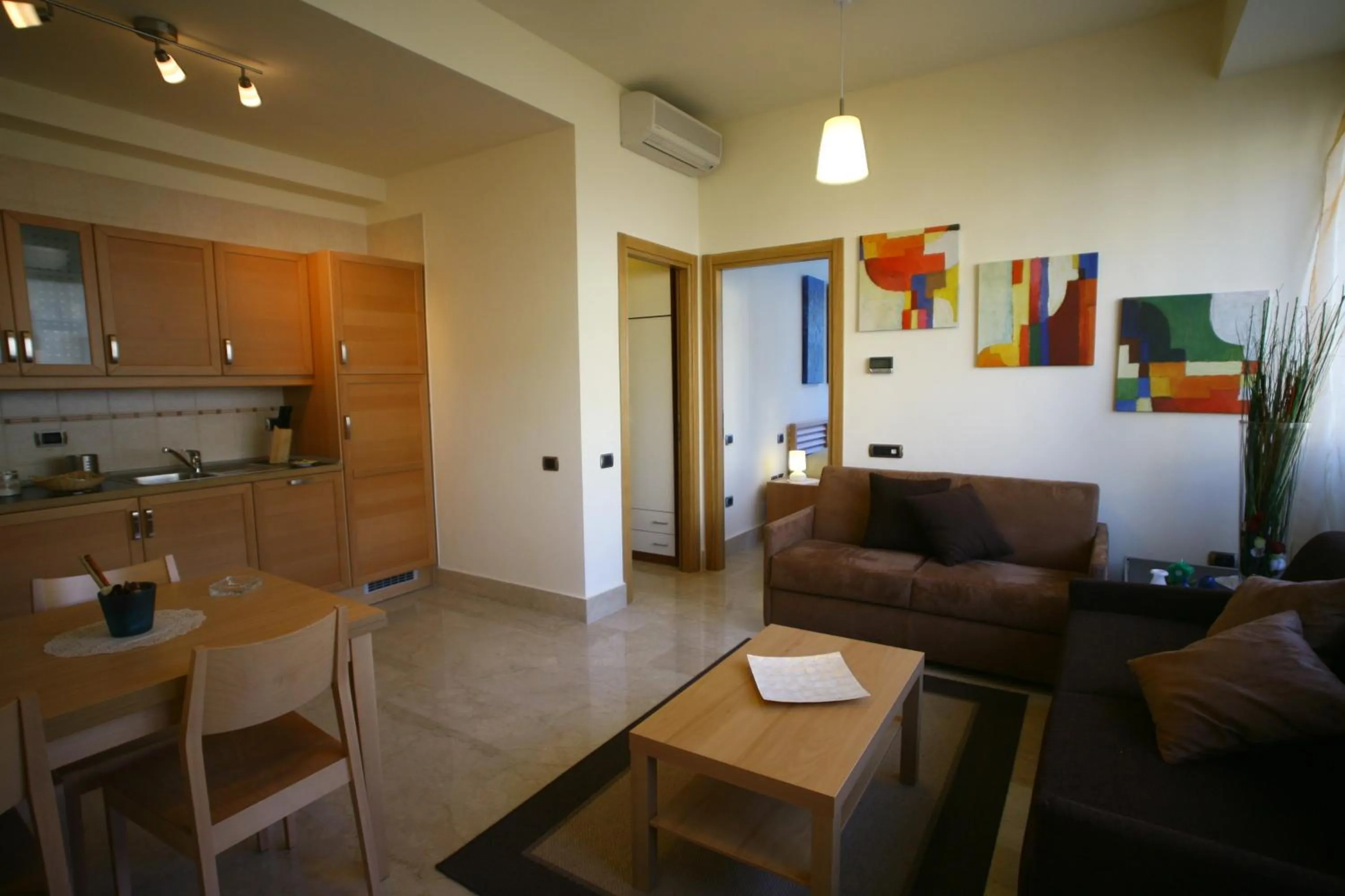 Living room in Lux Appartamenti