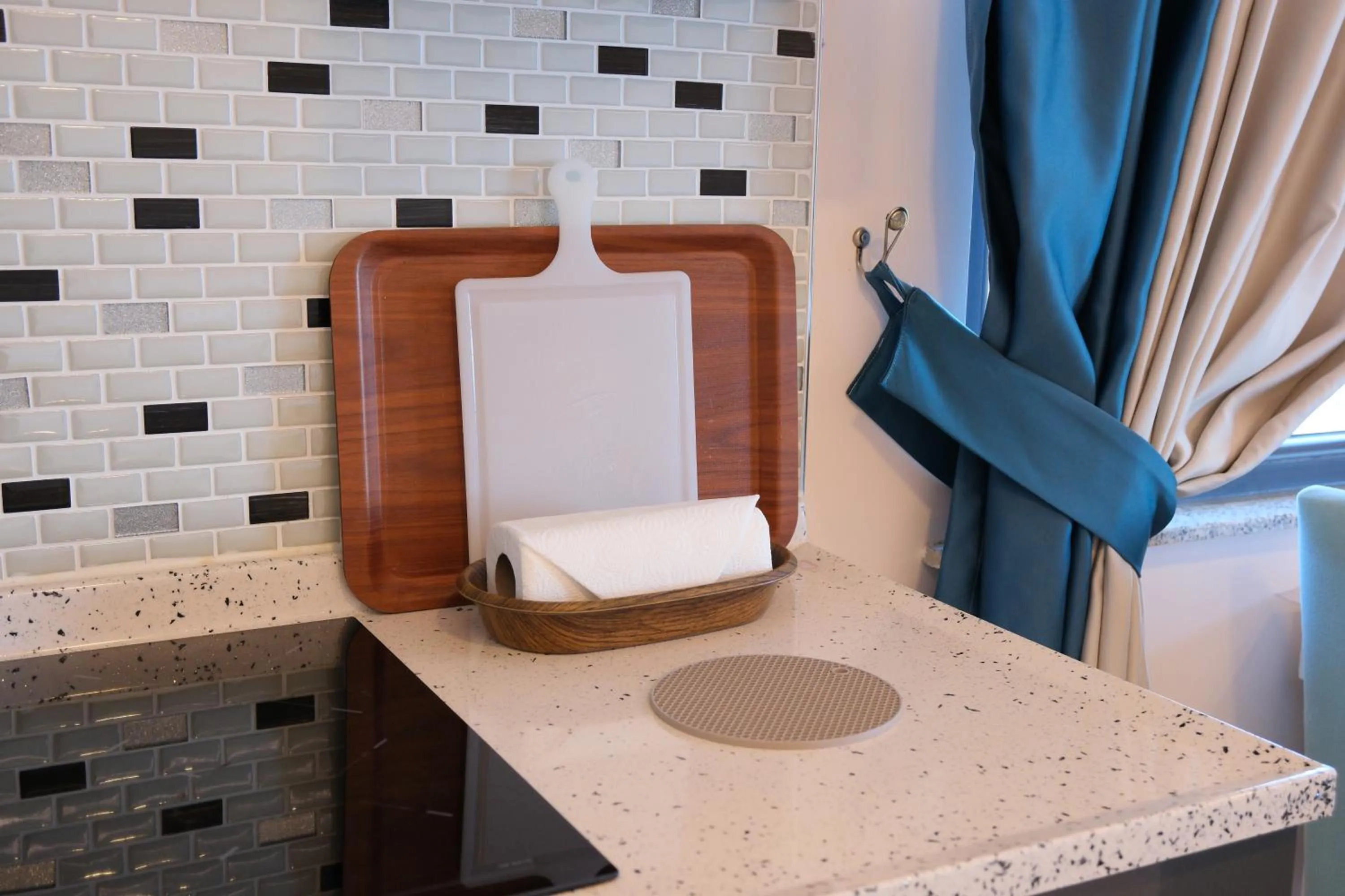 Kitchen or kitchenette in Şahin Tepesi Suite Otel