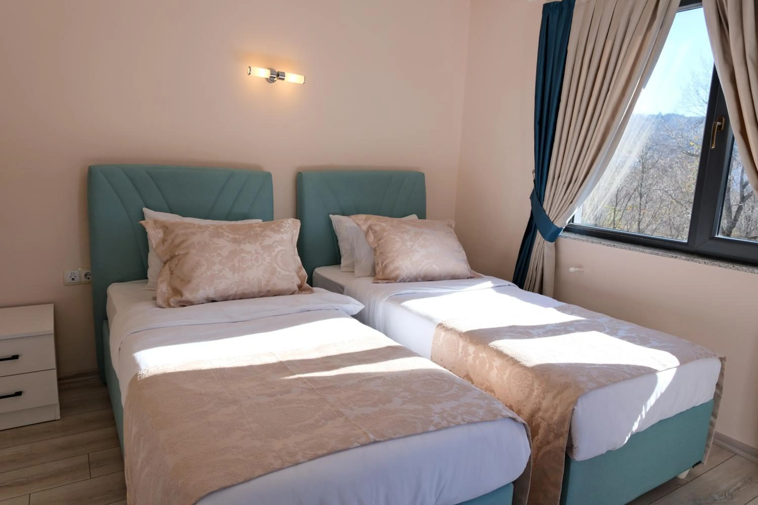 Bed in Şahin Tepesi Suite Otel