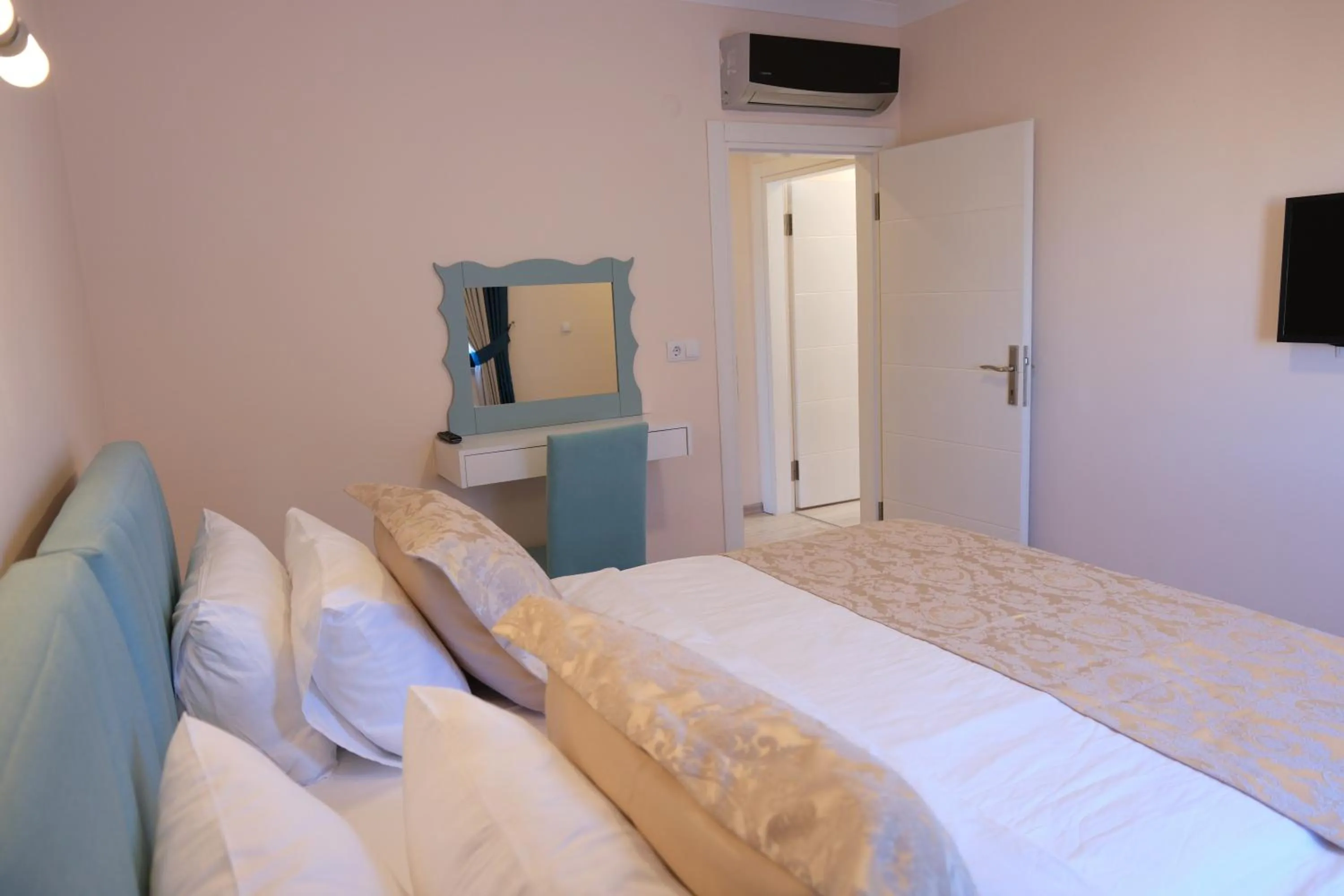 Bed in Şahin Tepesi Suite Otel