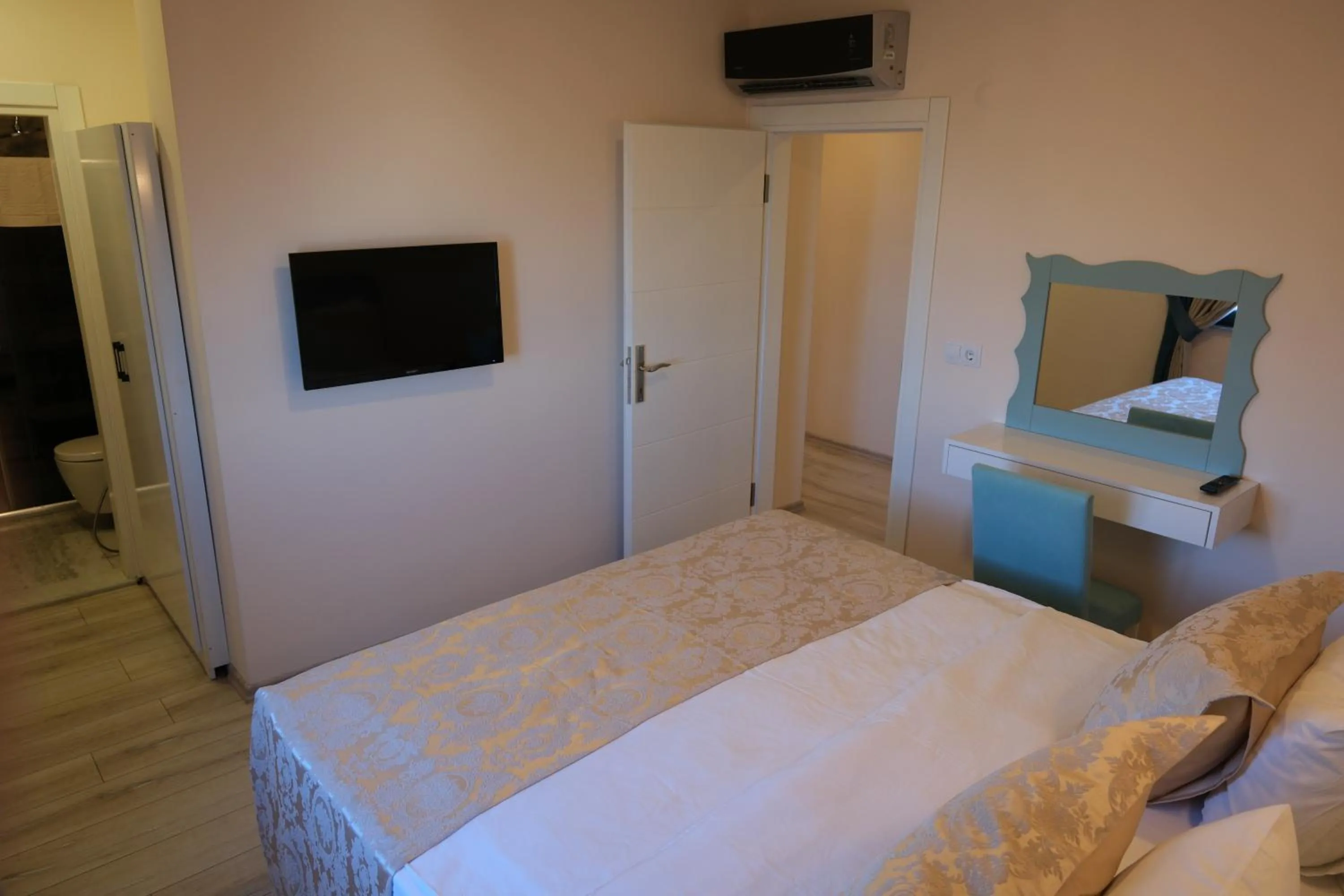 Bed in Şahin Tepesi Suite Otel