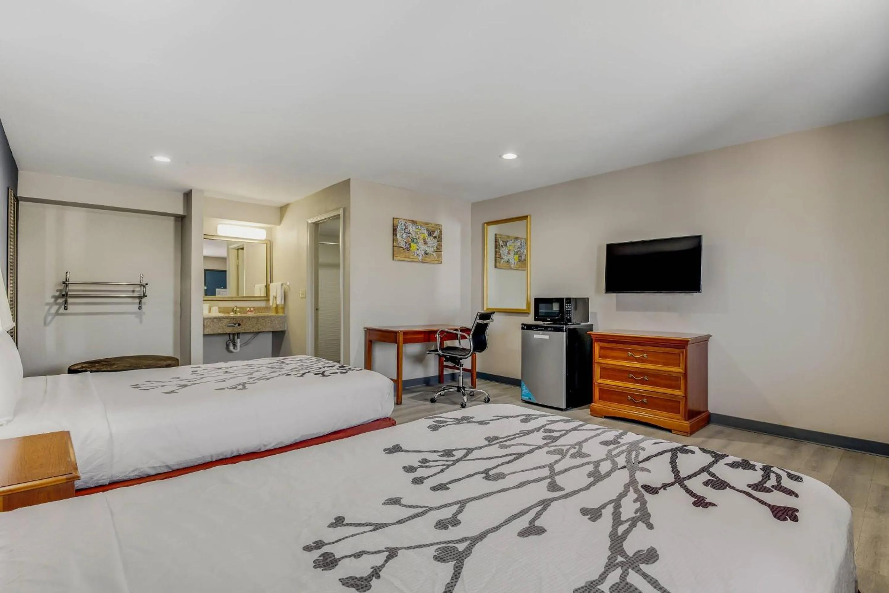 Bedroom in Econo Lodge Inn & Suites