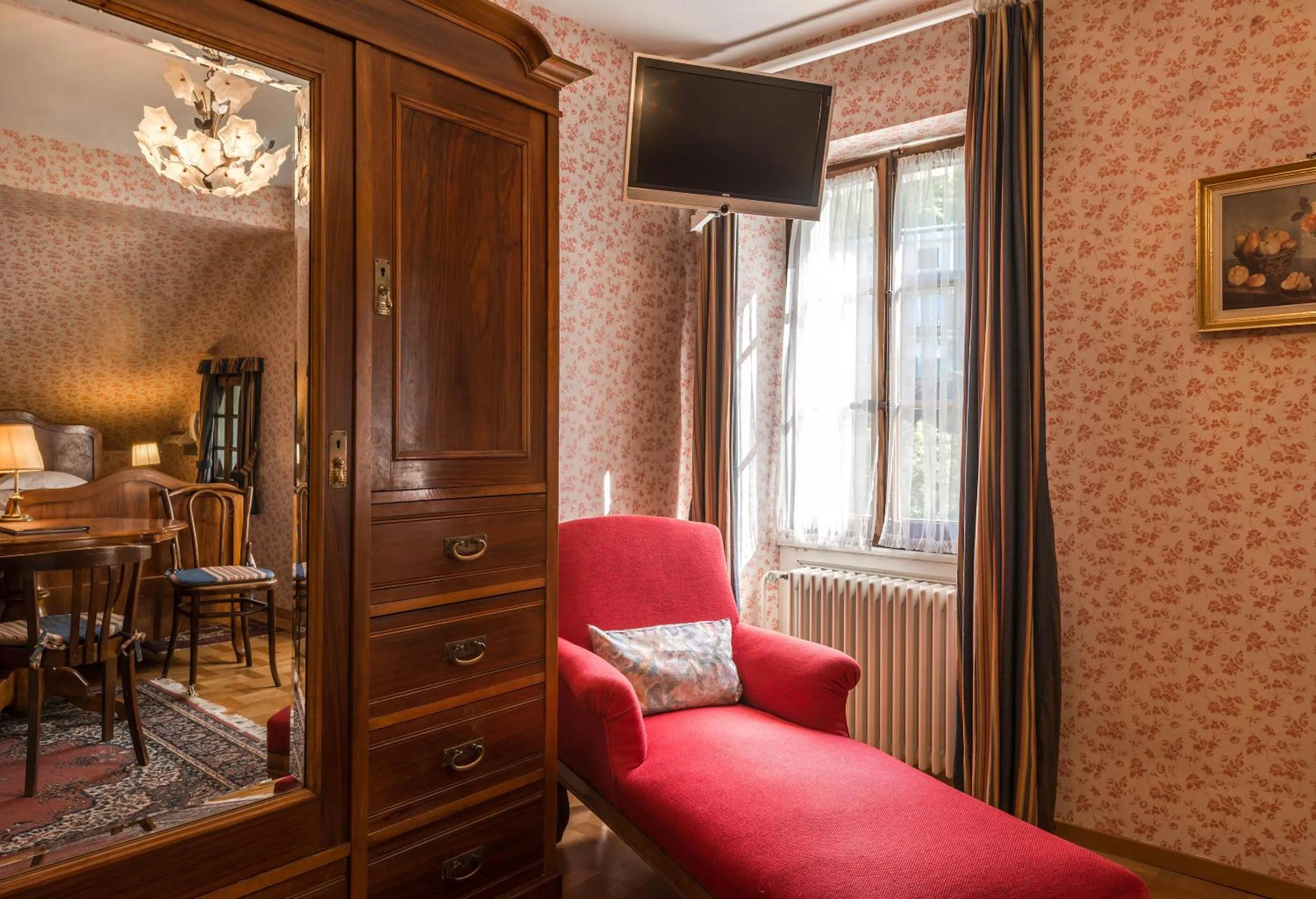 Decorative detail in Swiss Historic Hotel Masson