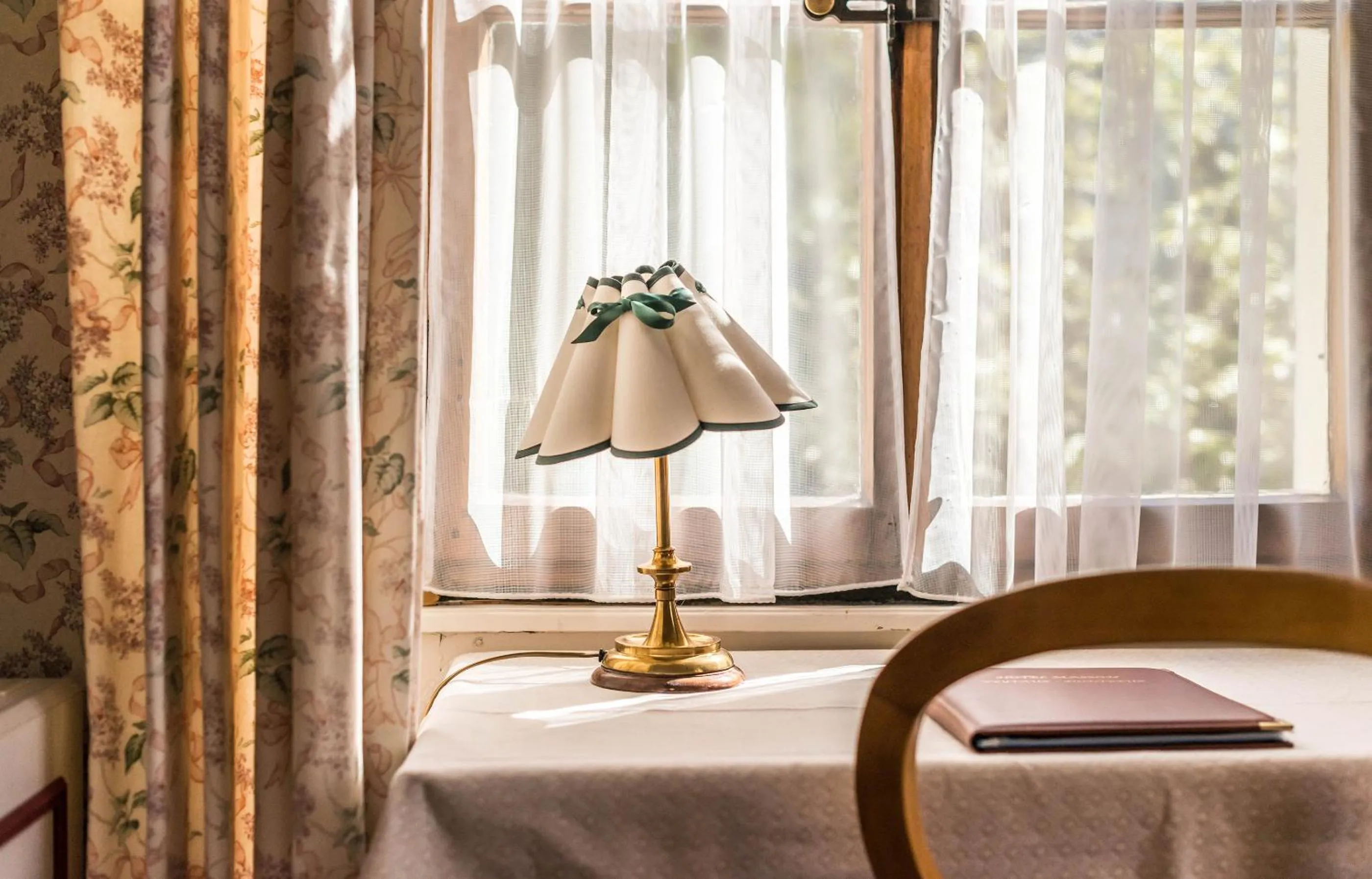 Bed in Swiss Historic Hotel Masson